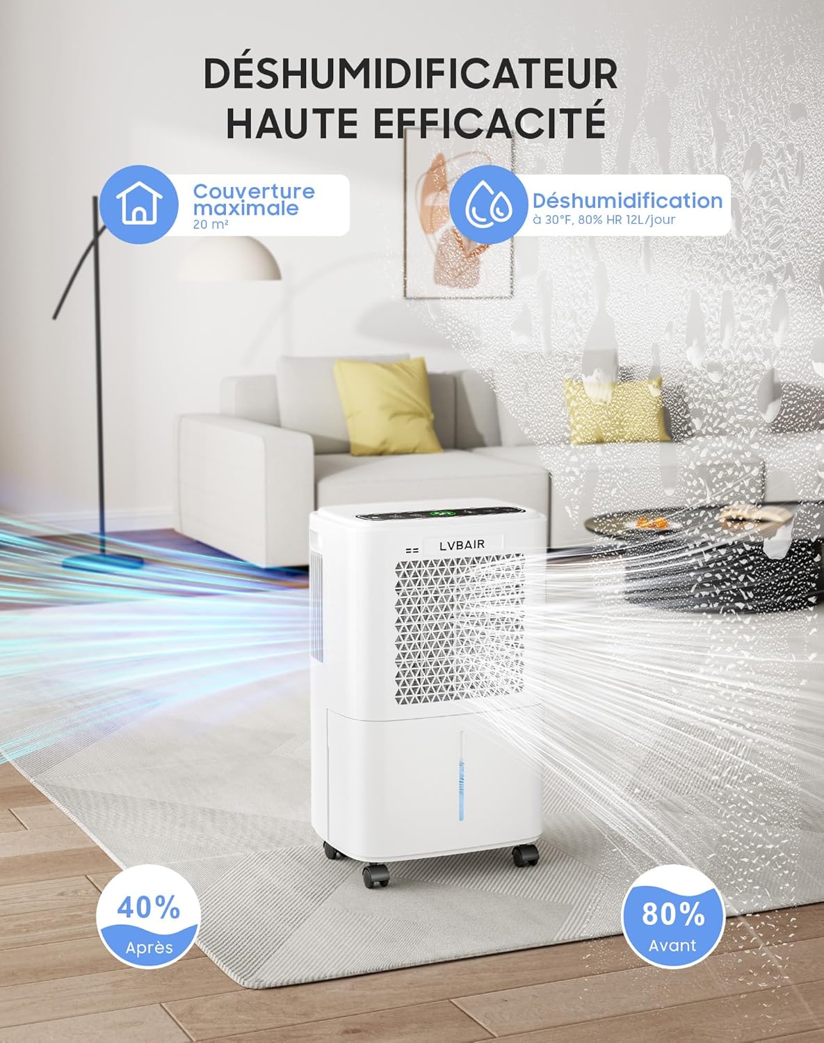 Deumidificatore Elettrico 12L/giorno - immagine 4