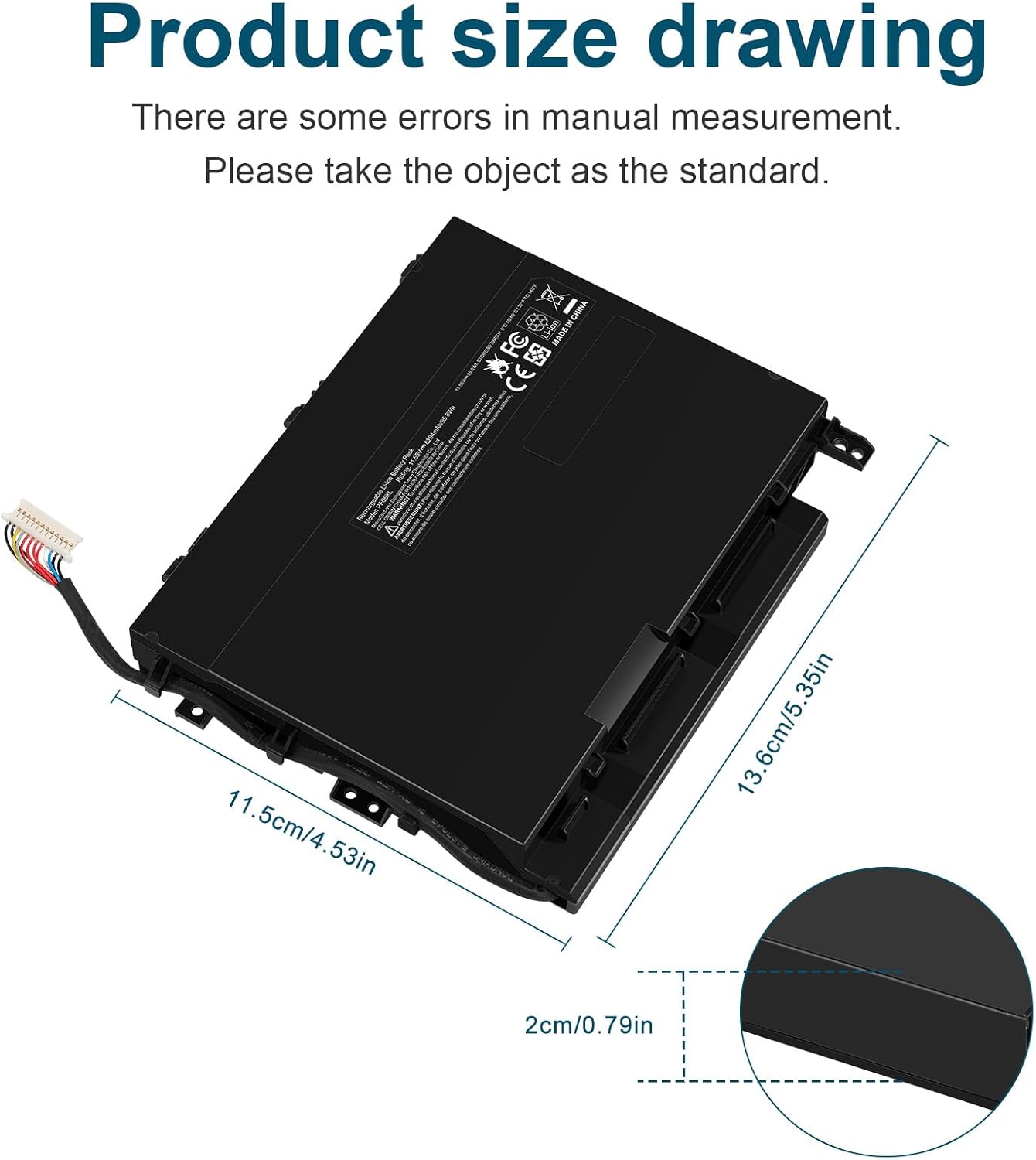 Asuncell Batteria Laptop 11.55V/95.8Wh PF06XL - immagine 2
