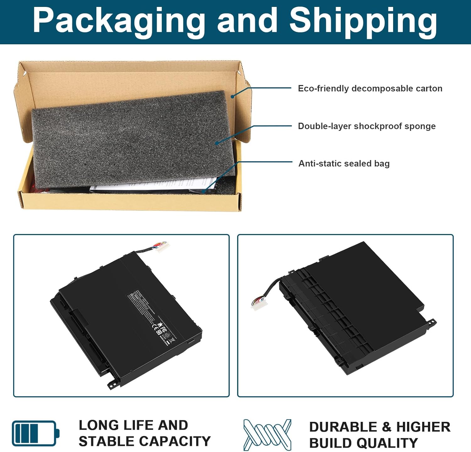 Asuncell Batteria Laptop 11.55V/95.8Wh PF06XL - immagine 6