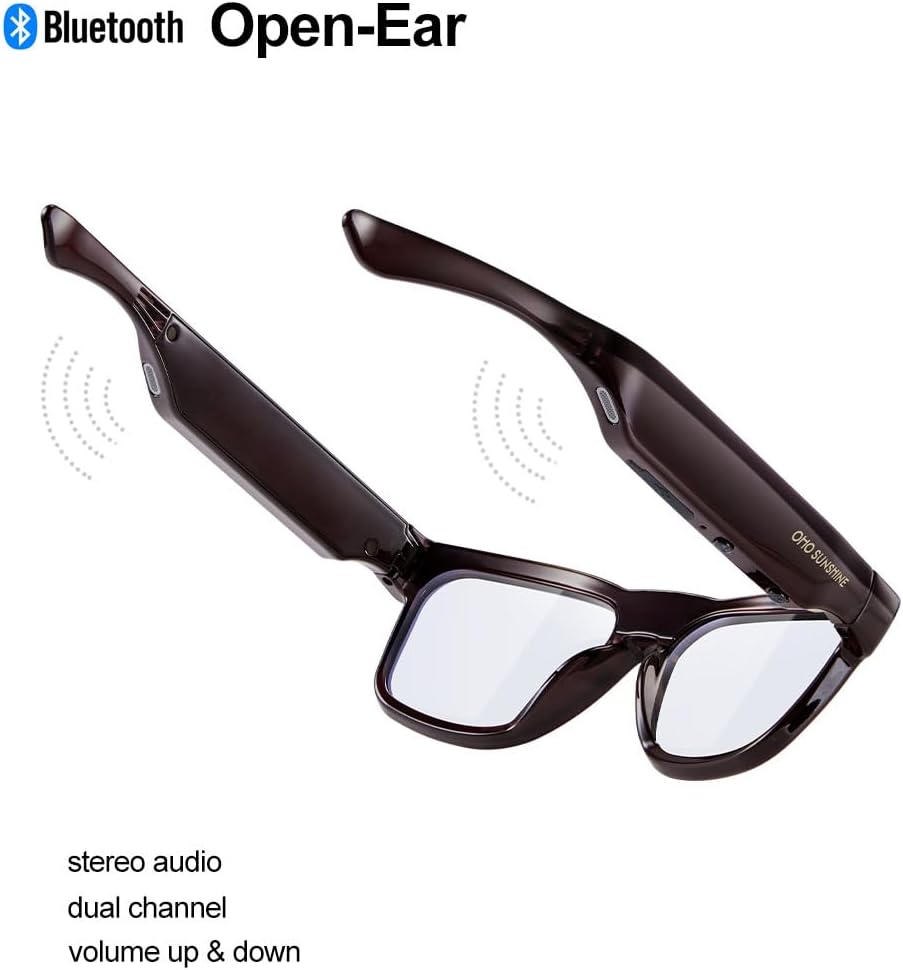 Oho Sunshine Smart Bluetooth Glasses with 4K Camera - immagine 6