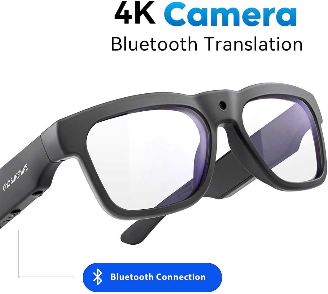 Oho Sunshine Smart Bluetooth Glasses with 4K Camera - immagine 7