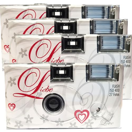 1A Photo Porst Edition Love & Hearten - 4 Fotocamere Usa e Getta