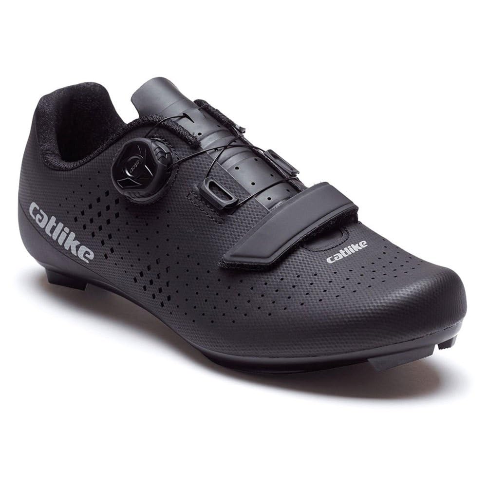 Catlike KOMPACTO R, Scarpe da Ciclismo Strada Unisex-Adult, Nero, 44 EU