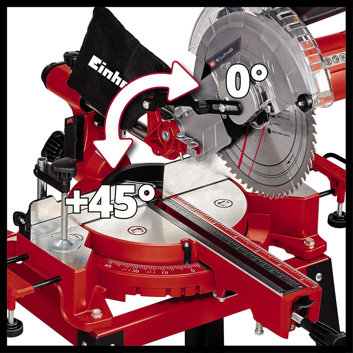 Einhell TC-SM 2531/2 U Troncatrice Radiale 1900W - immagine 6