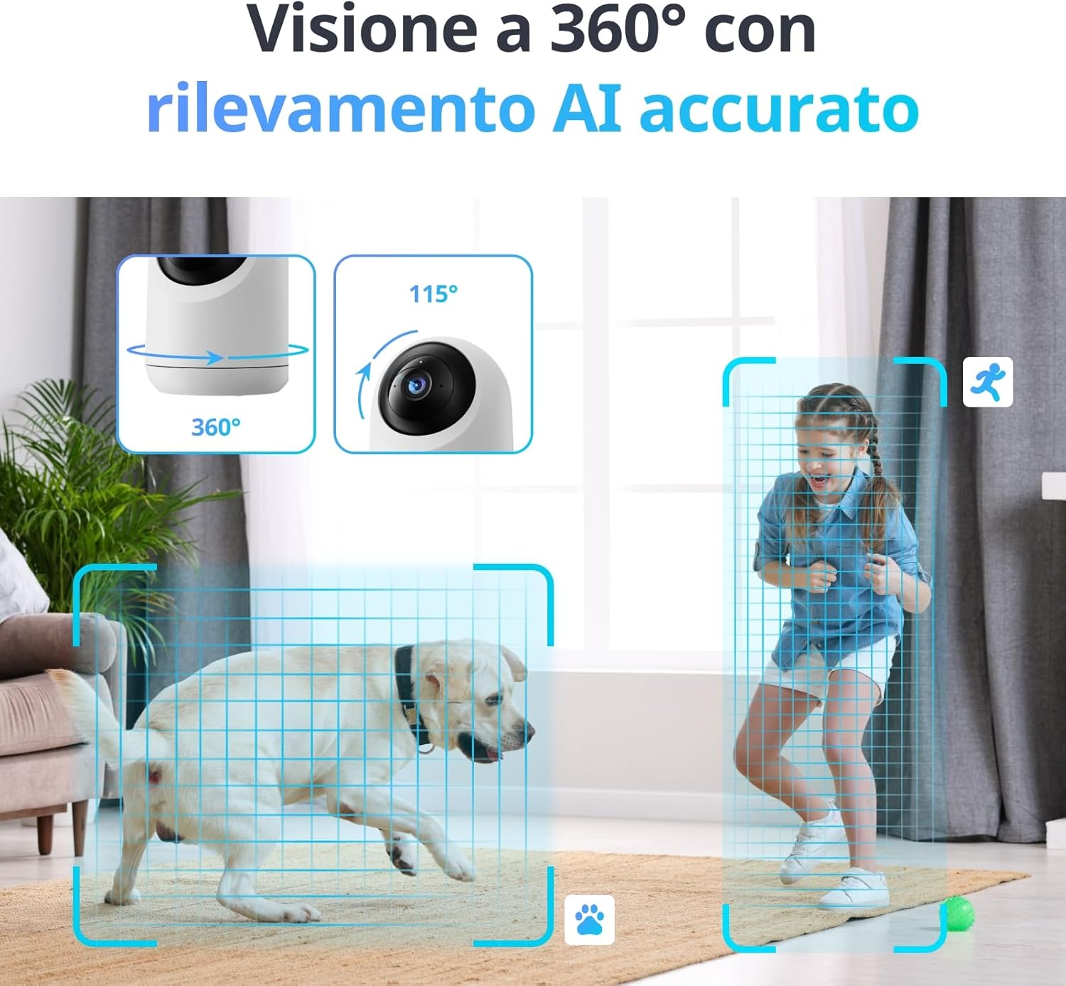 Switchbot Telecamera di Sorveglianza Interna 2K WiFi - immagine 4