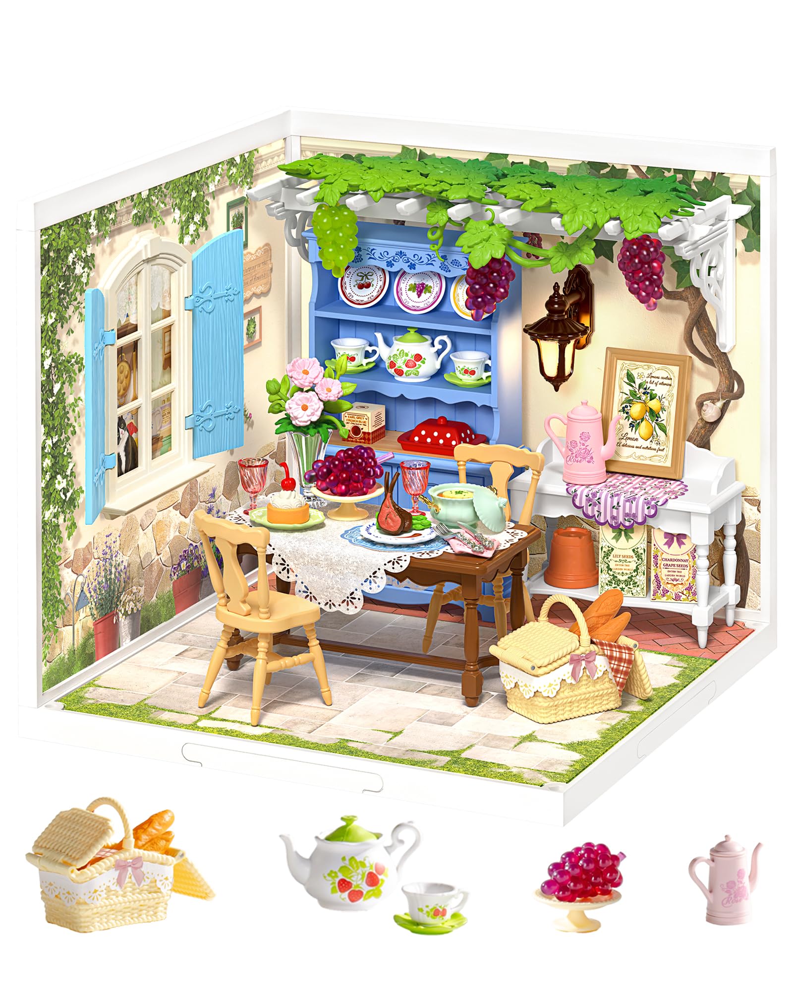 Rolife Super Creator Midsummer Dream Yard - Kit Fai da Te