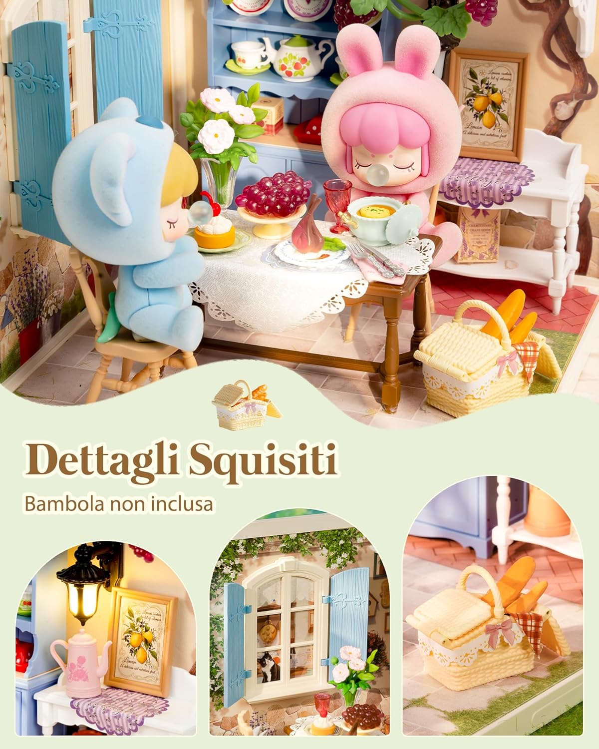 Rolife Super Creator Midsummer Dream Yard - Kit Fai da Te - immagine 4