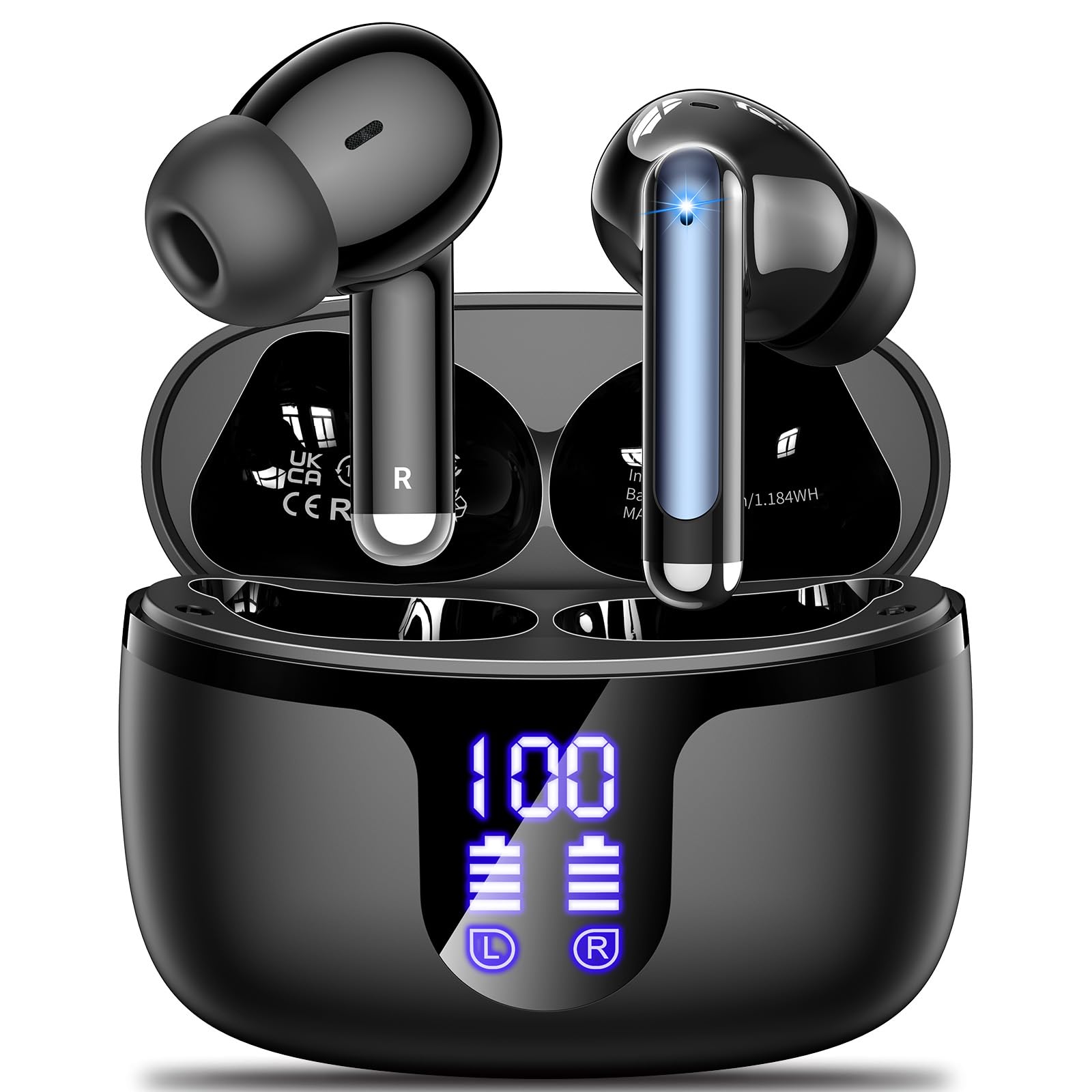 Auricolari Bluetooth 5.4 Senza Fili HiFi Stereo 42h