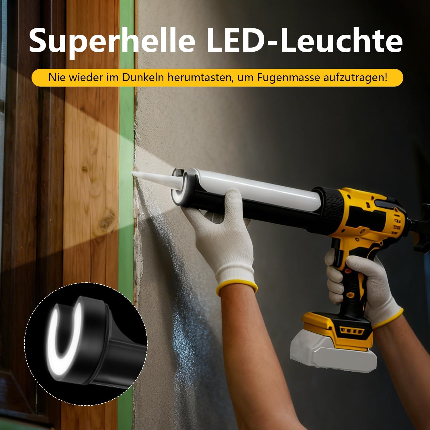 Pressa per Cartucce a Batteria per Dewalt 20V - immagine 4