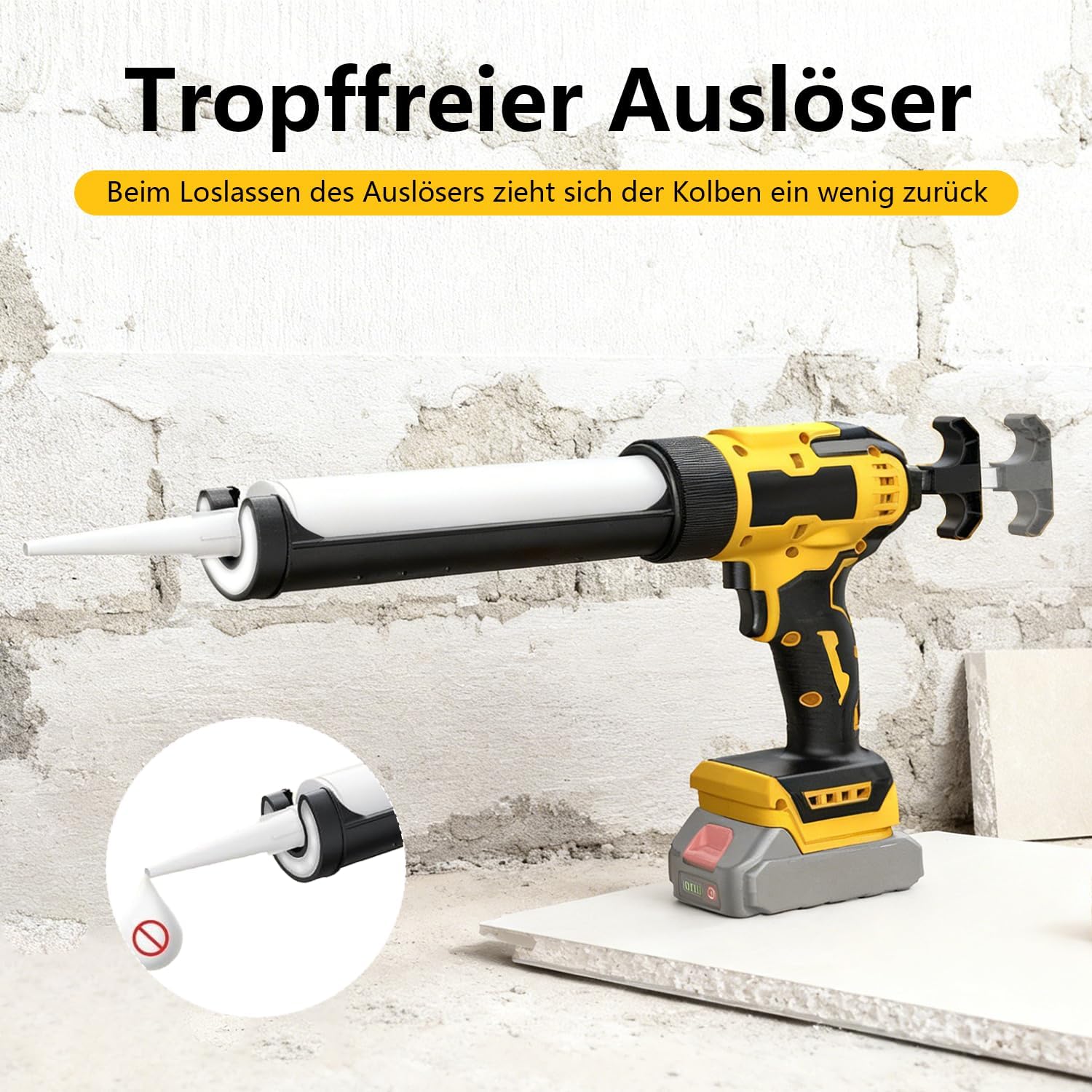 Pressa per Cartucce a Batteria per Dewalt 20V - immagine 5