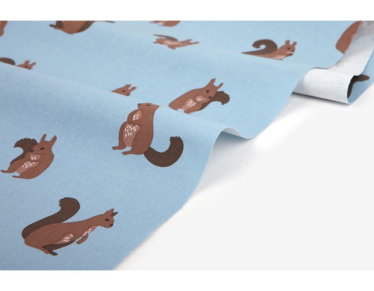 Dailylike Tessuti cotone, scoiattolo, 14m