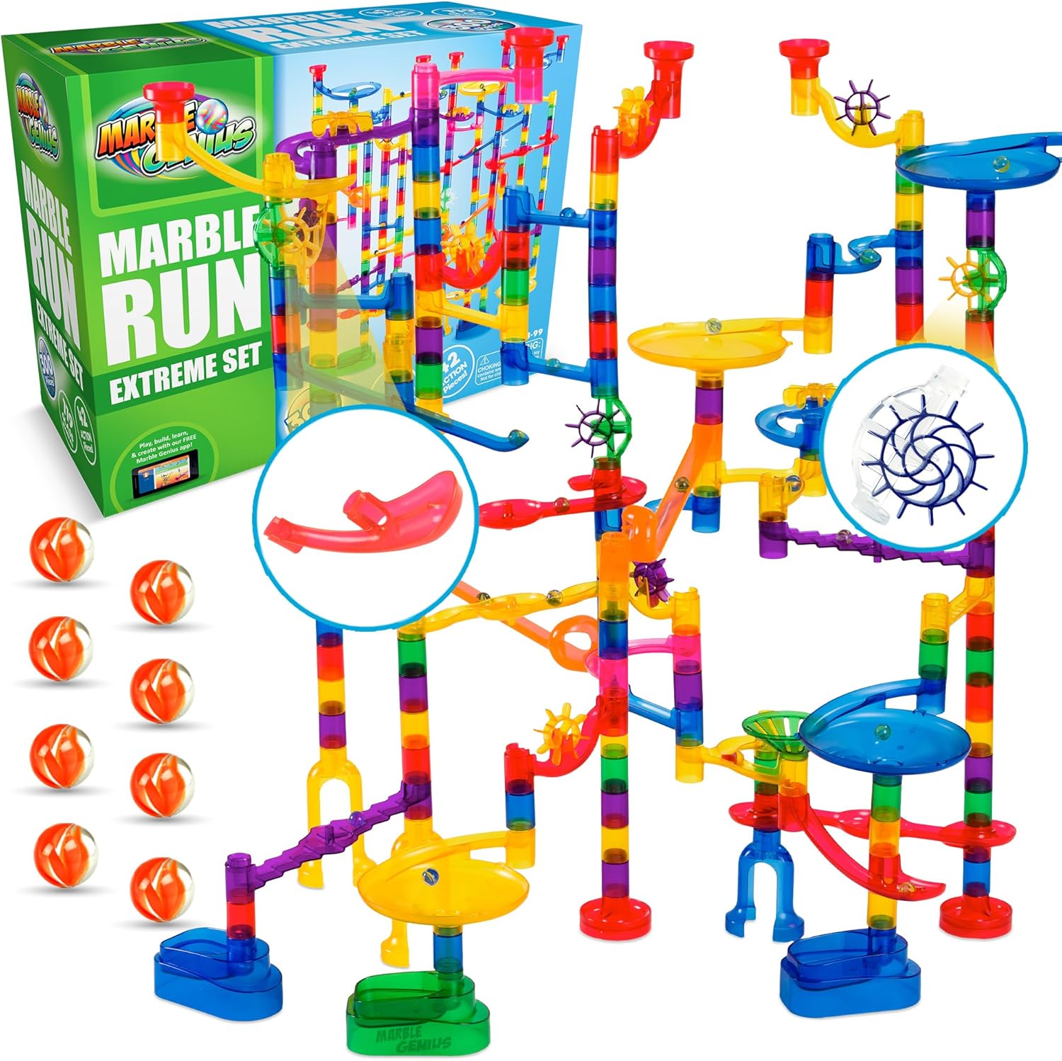 Marble Genius Marble Run - Labirinto 300 Pezzi - immagine 1