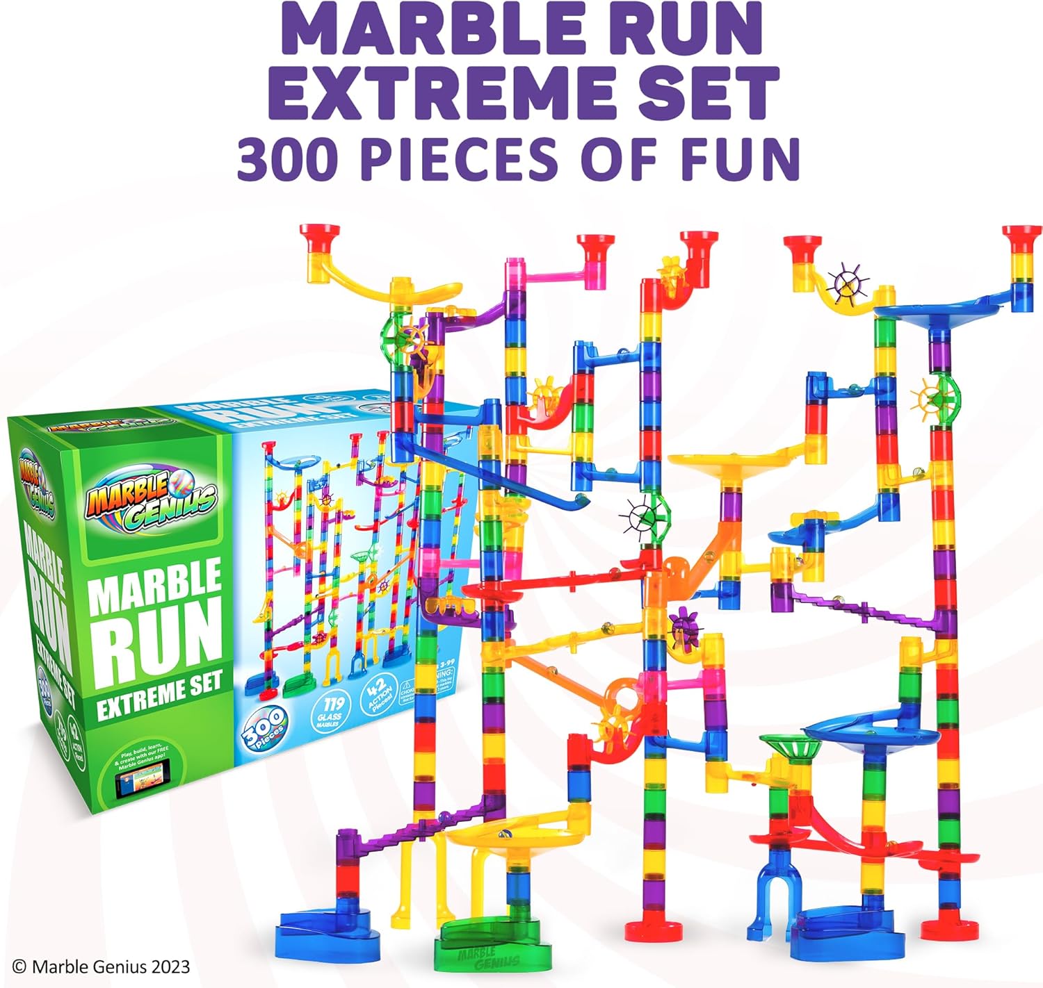 Marble Genius Marble Run - Labirinto 300 Pezzi - immagine 2