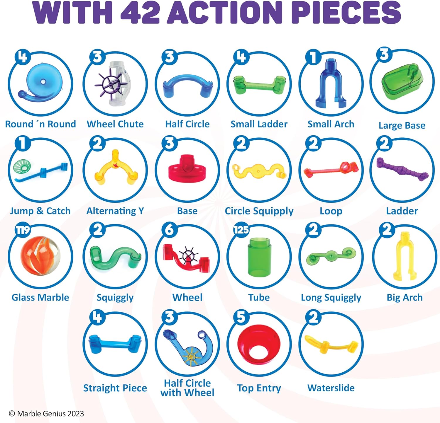 Marble Genius Marble Run - Labirinto 300 Pezzi - immagine 6