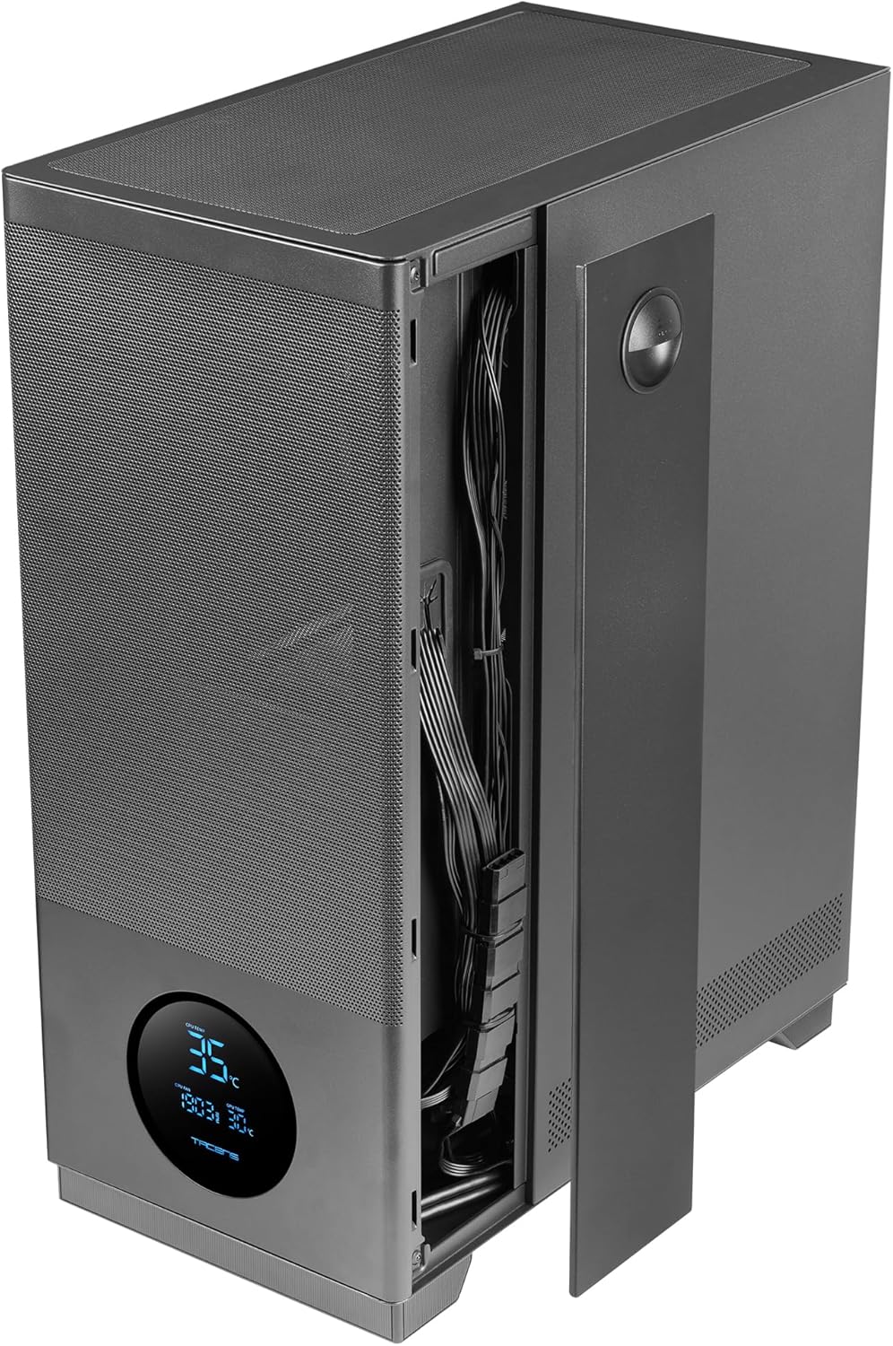 Tacens SAGITTA20 - Case PC ATX con Schermo LED, Nero - immagine 2