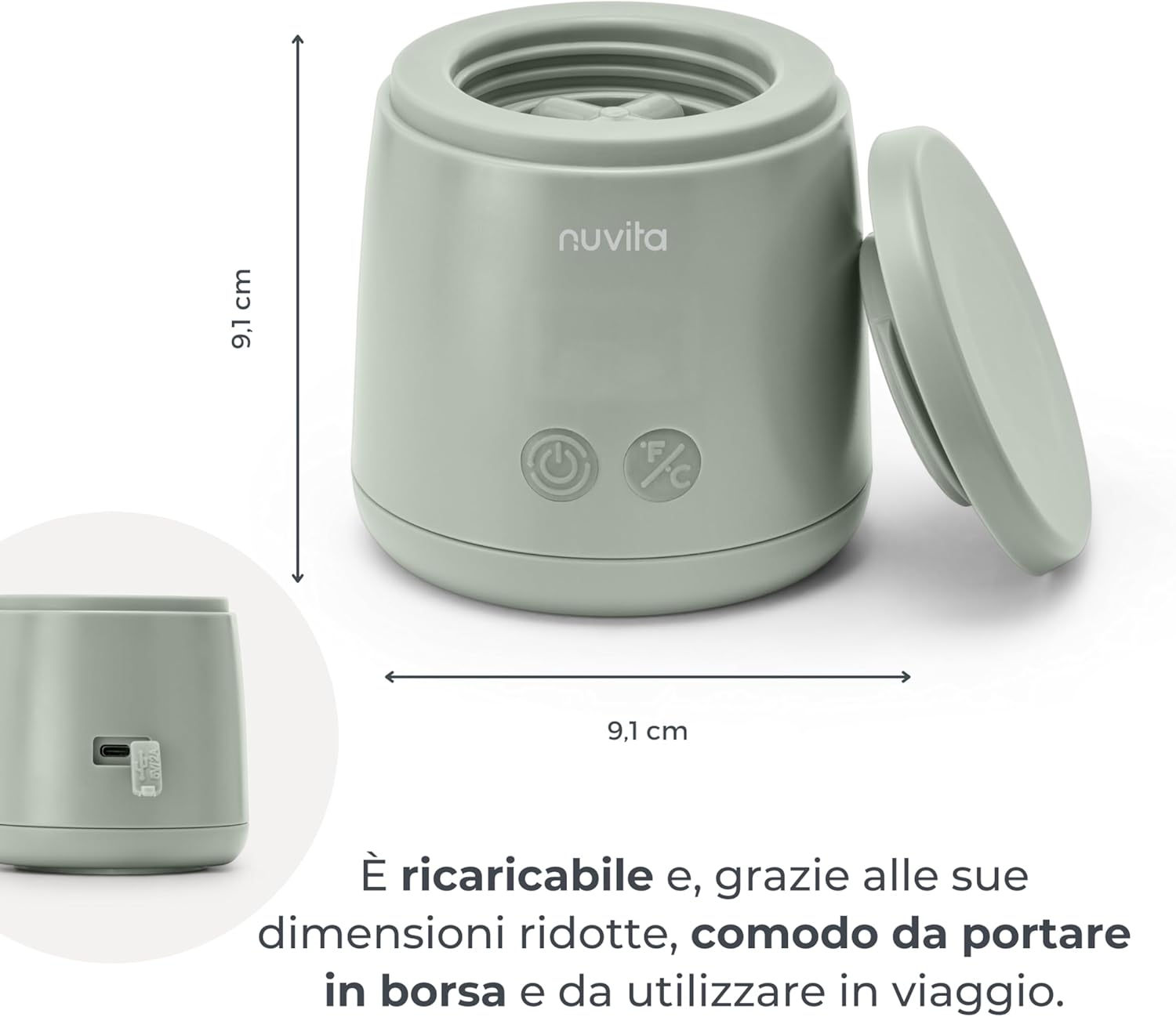 Nuvita 1164 Mix70 Scaldabiberon Portatile 70°C - immagine 8
