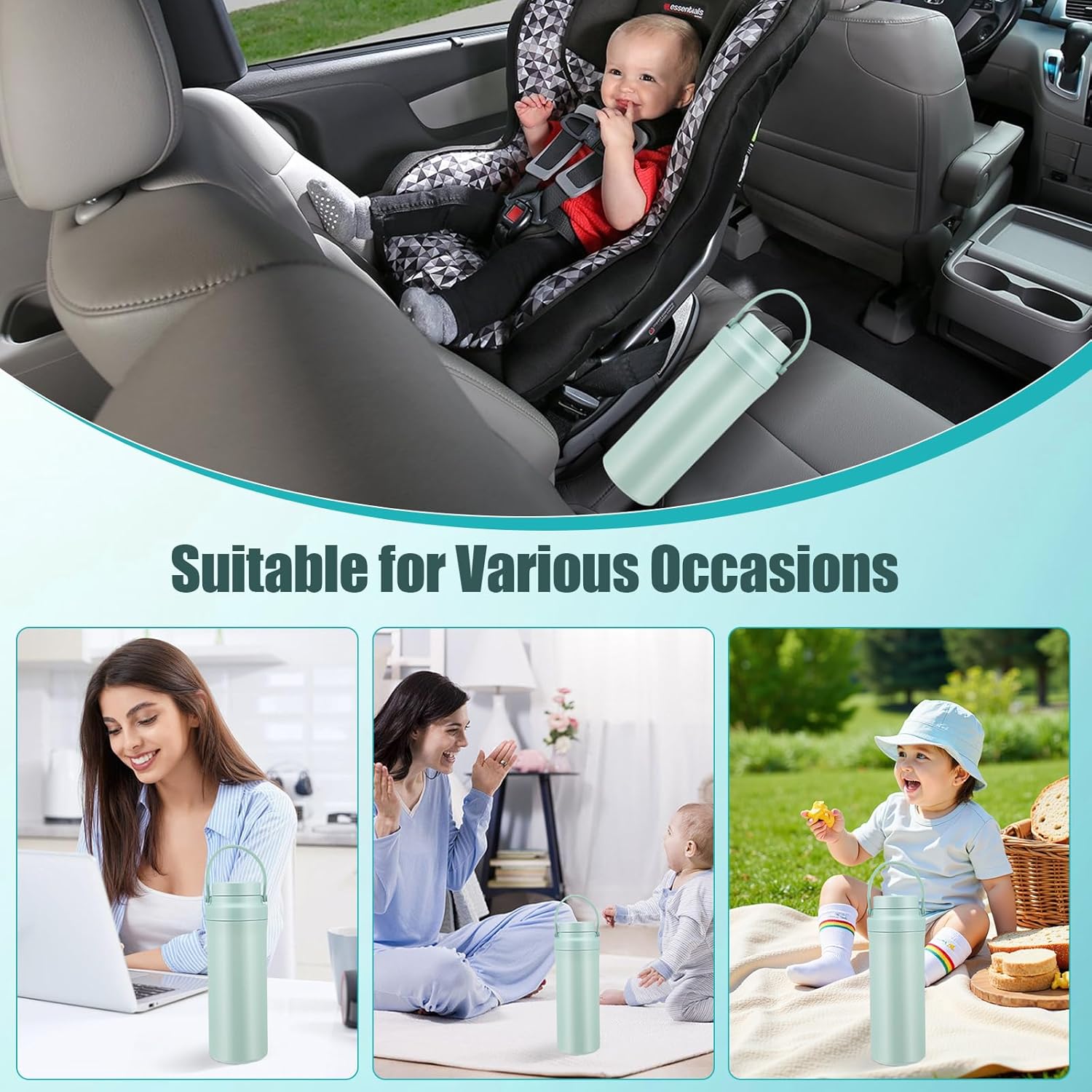 Raffreddatore Portatile per Latte Materno 620ml - immagine 7