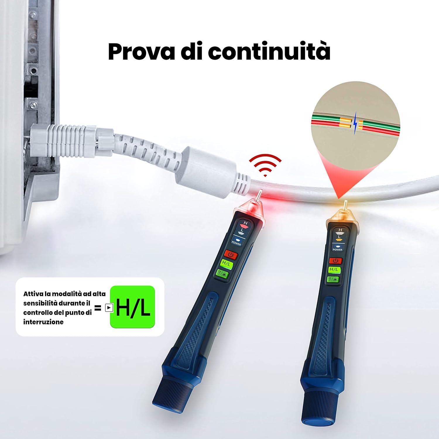 Venlab Cercafase Senza Contatto con Penna Torcia - immagine 5