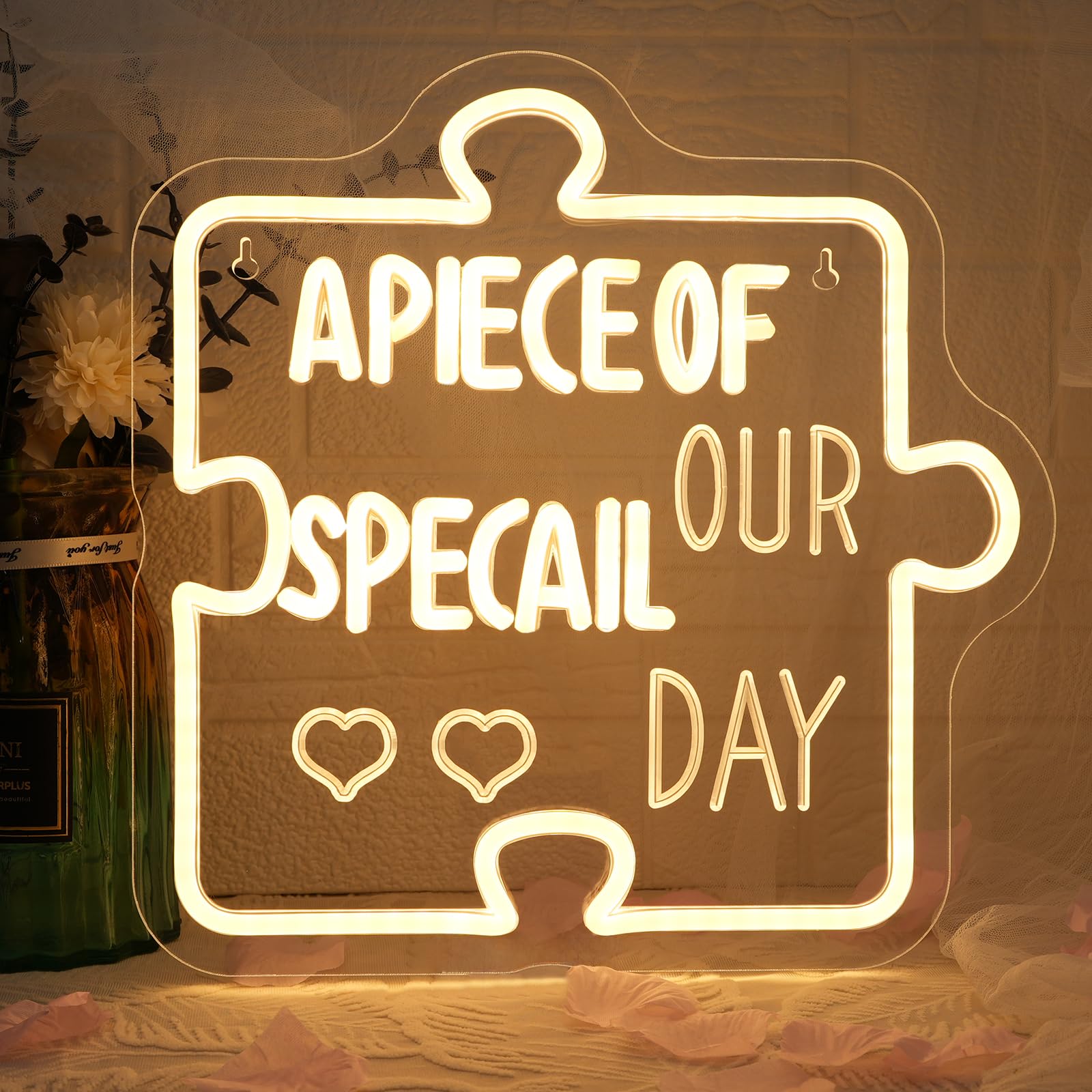 Looklight Fragments of a special day Neon Shield