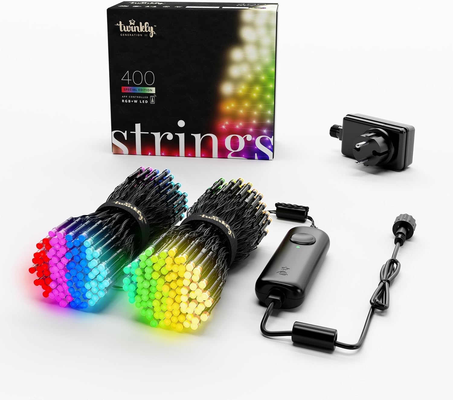 Twinkly Strings 400 LED RGB+Bianco - Luci Smart 32m