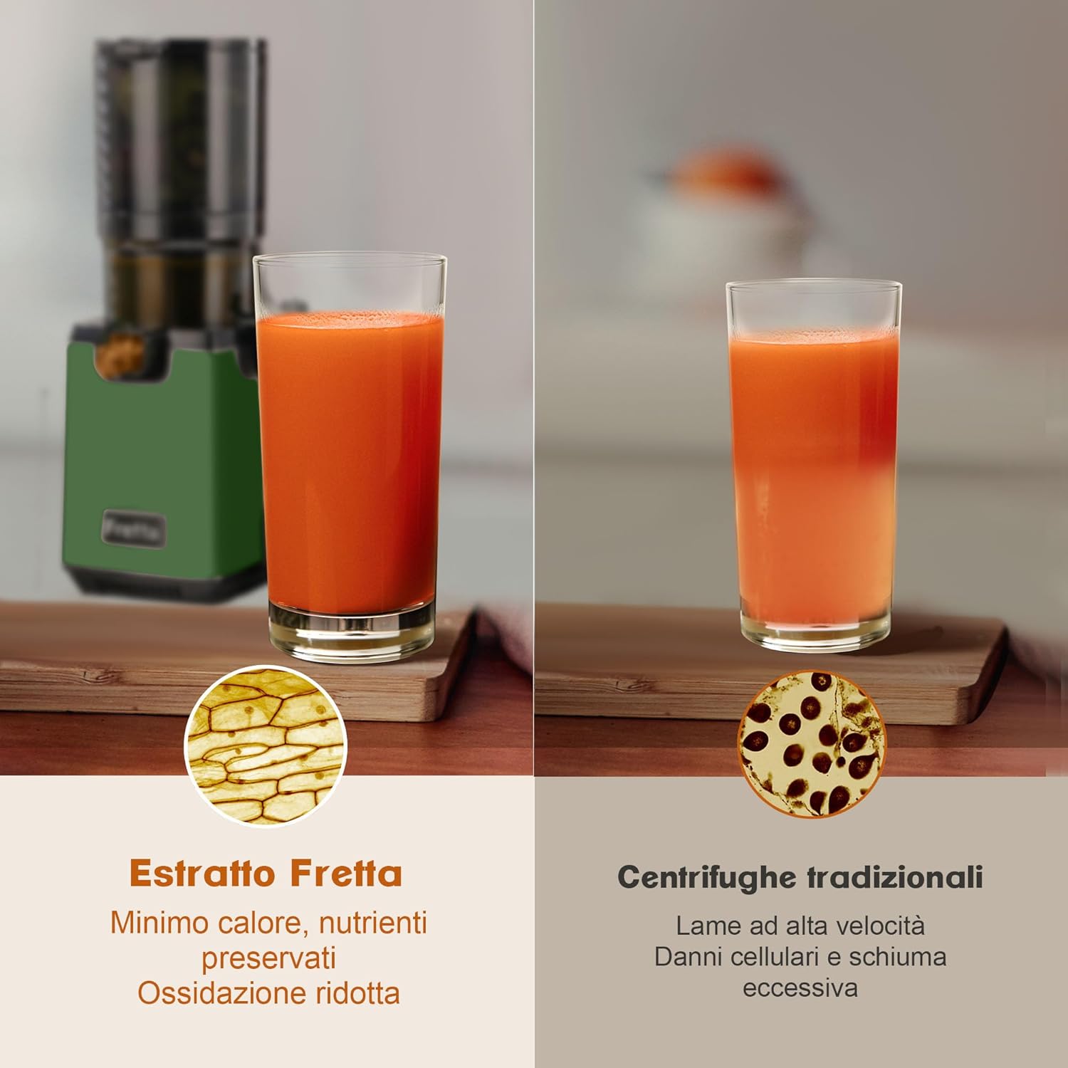 Fretta Estrattore di Succo 1.8L, Verde - immagine 6