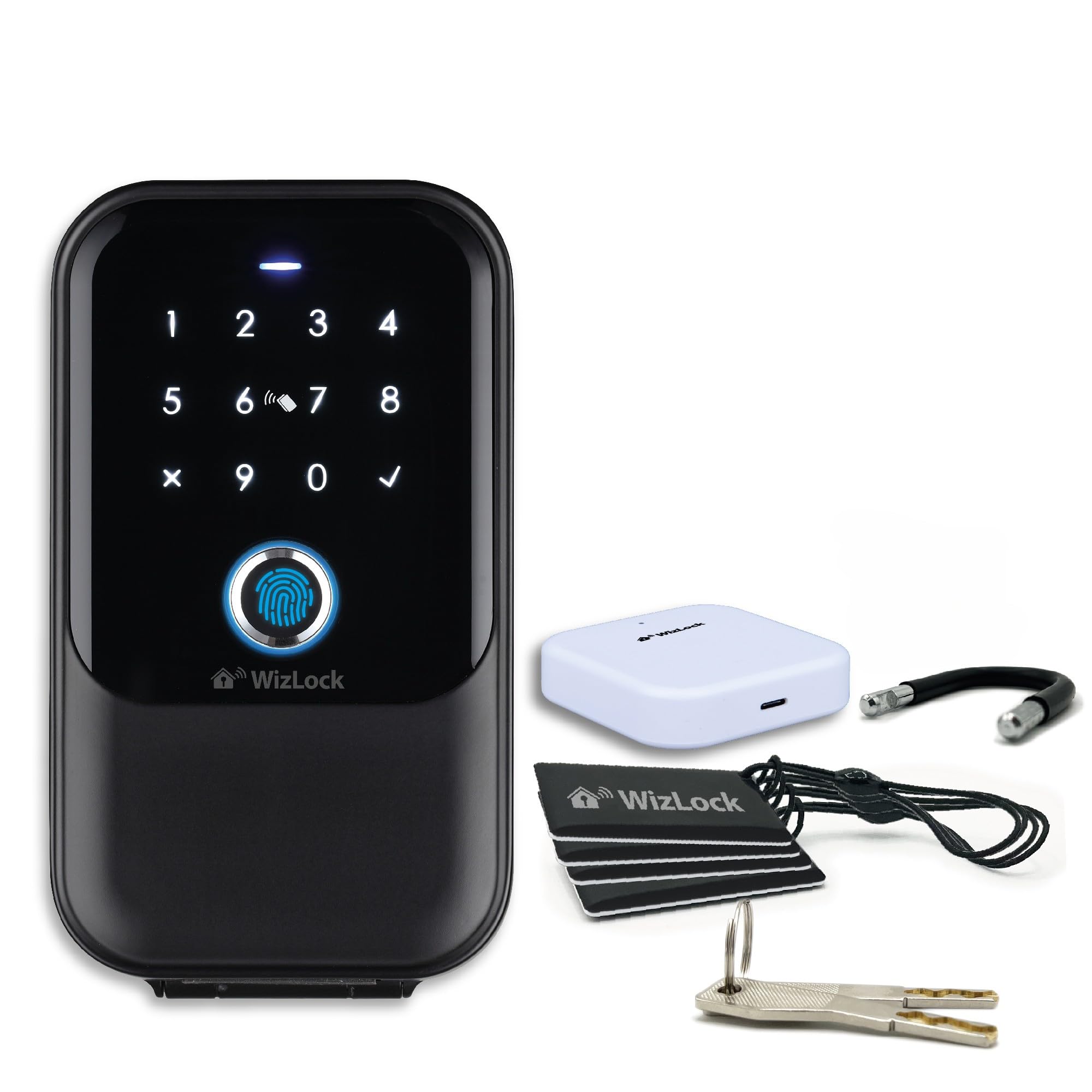 Smart KeyBox - Cassetta Chiavi Alluminio Nera Tuya