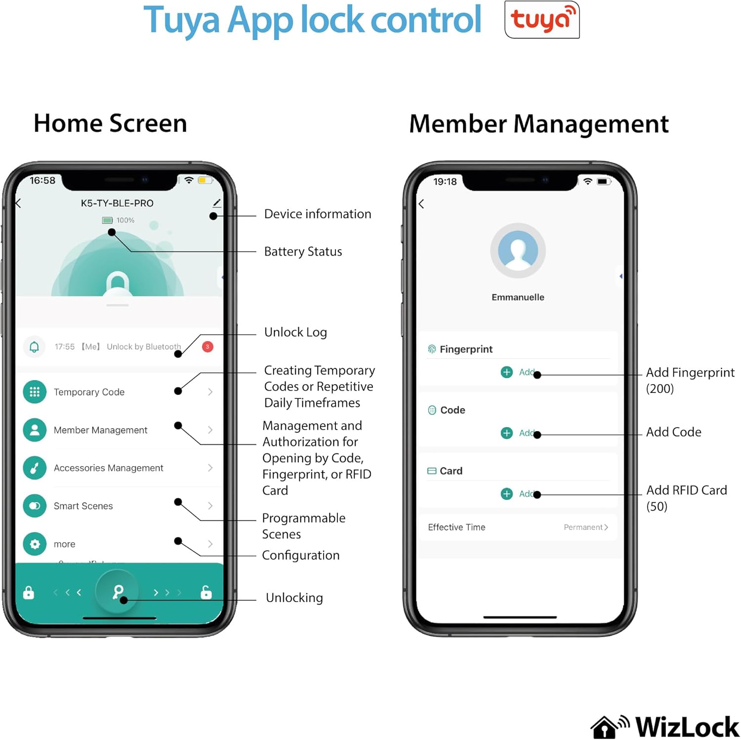 Smart KeyBox - Cassetta Chiavi Alluminio Nera Tuya - immagine 8