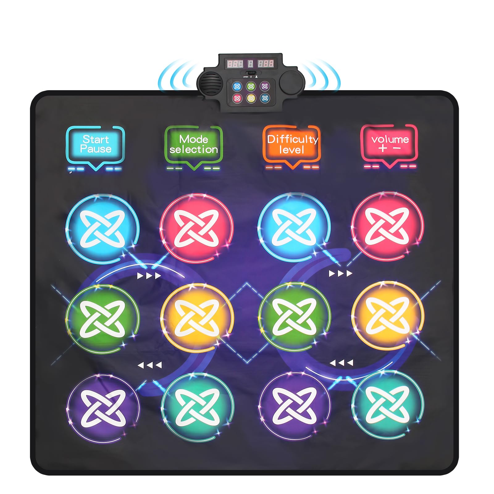 CXWLMAT Tappeto da Ballo Doppio per Bambini 3-12 Anni