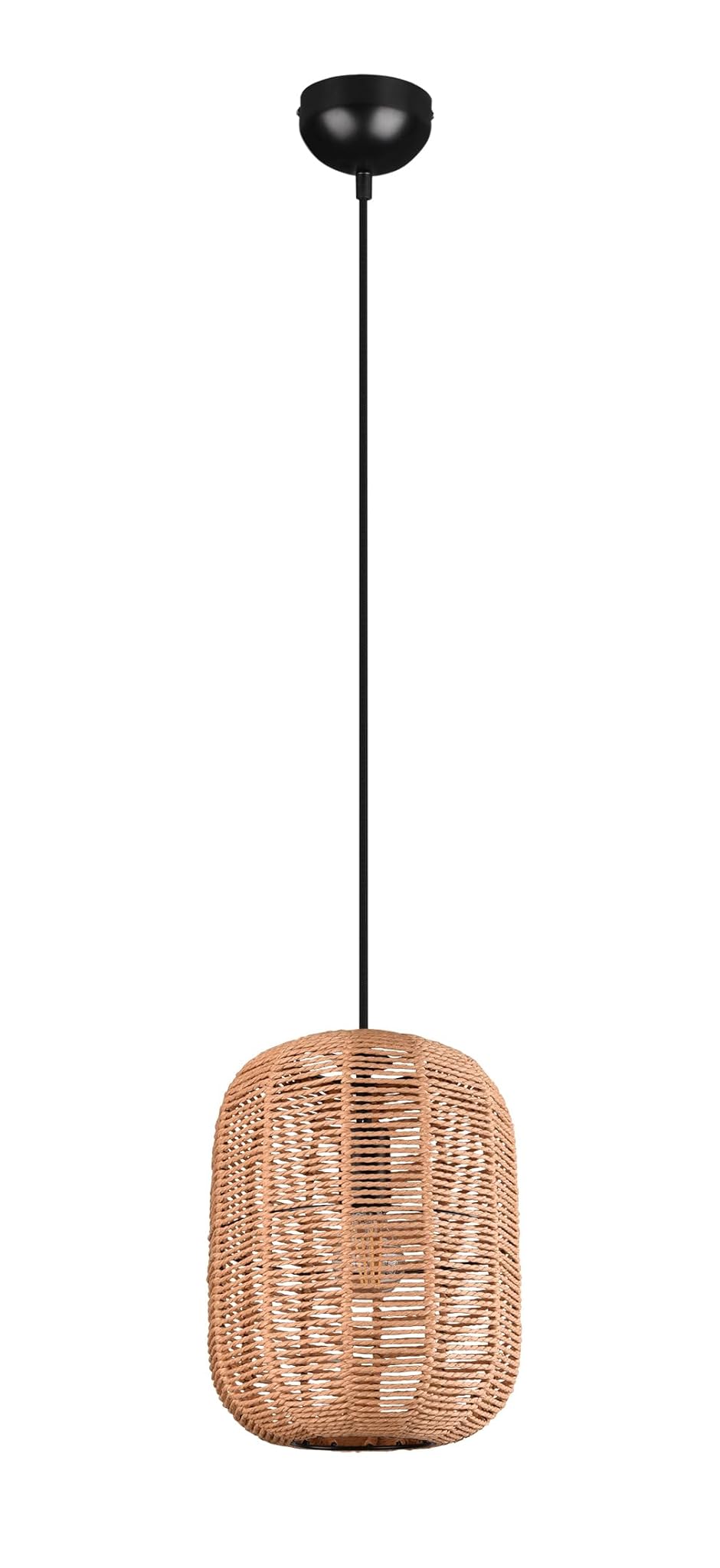 Trio Sospensione Runa 1xE27 Sisal Marrone Ø25cm