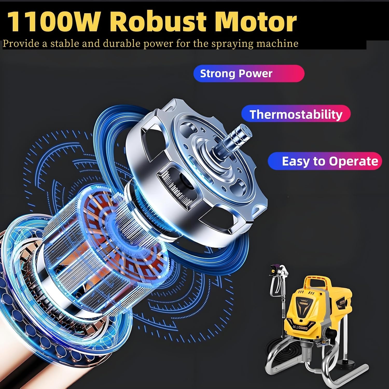 Airless Spruzzatore Vernice 3200psi - immagine 2