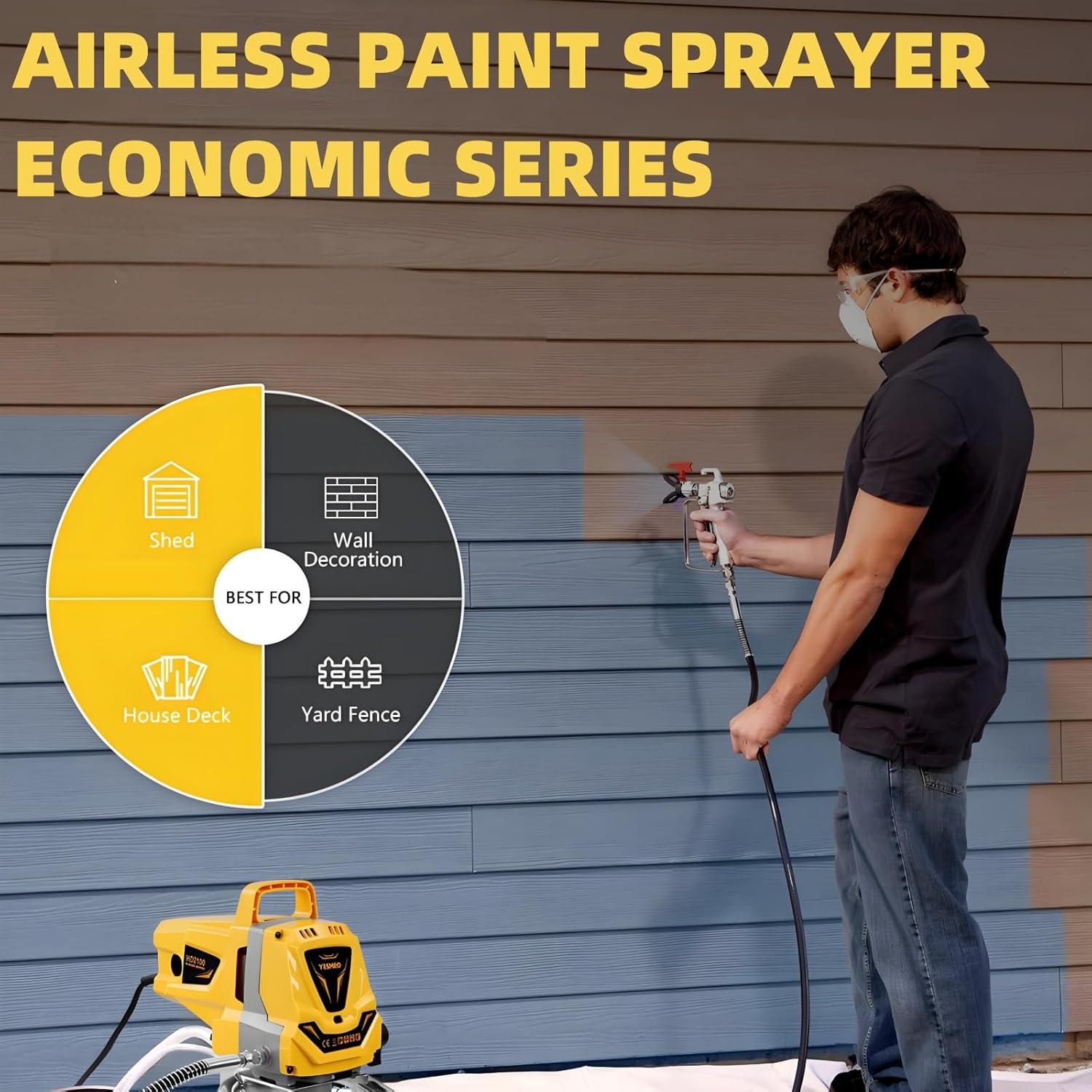 Airless Spruzzatore Vernice 3200psi - immagine 5