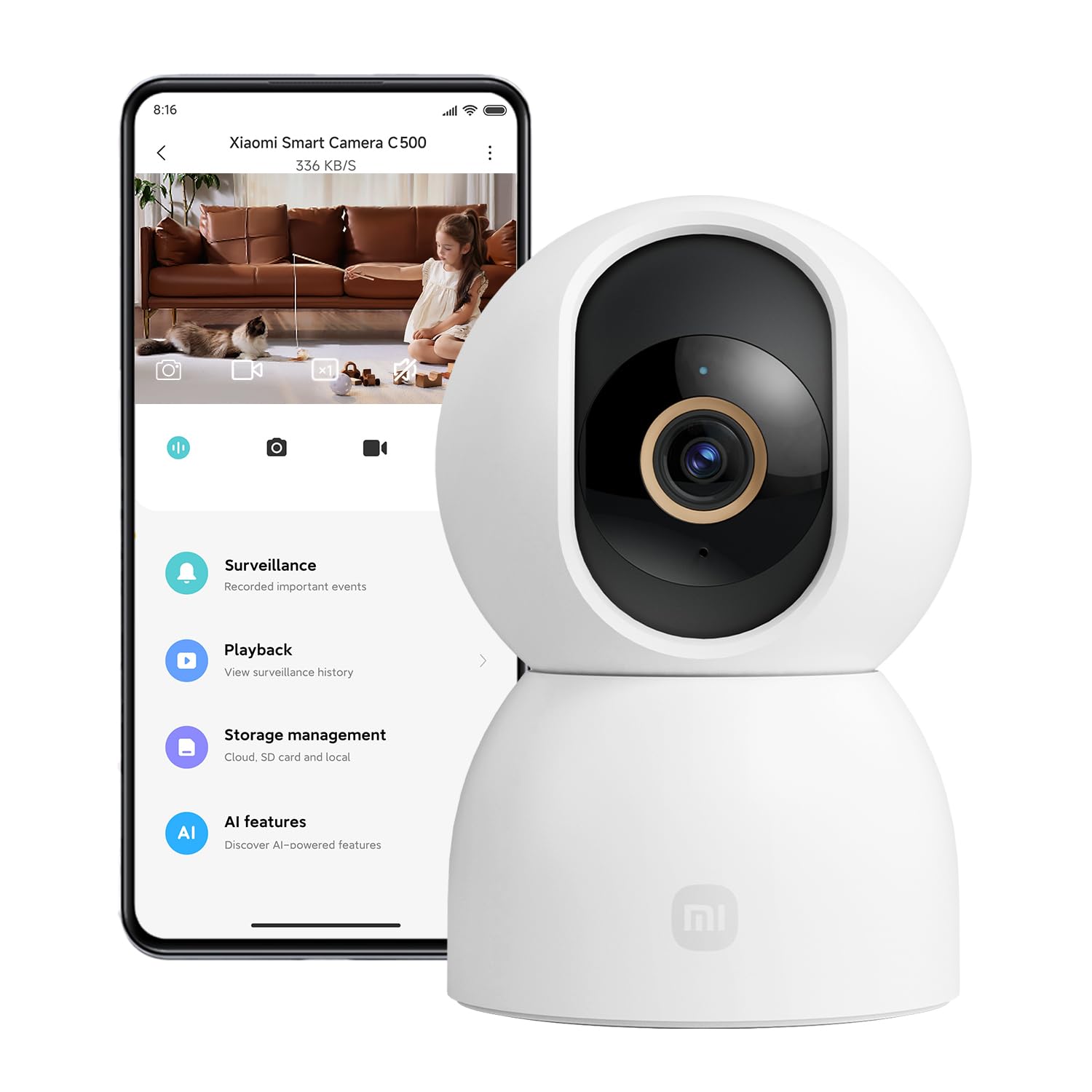 Xiaomi Smart Camera C500 - Sorveglianza Intelligente