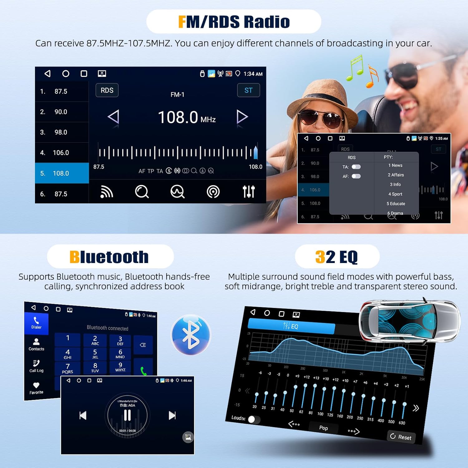 Autoradio Carplay 9" per BMW X5 E39 E53 E38 M5 (1999-2005) - immagine 4