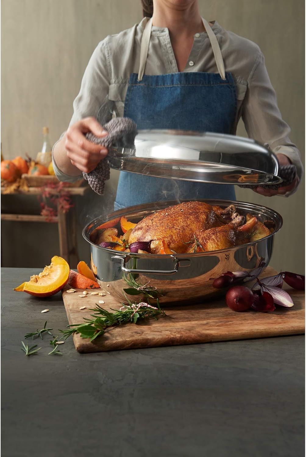 WMF Rostiera con coperchio in metallo - immagine 14