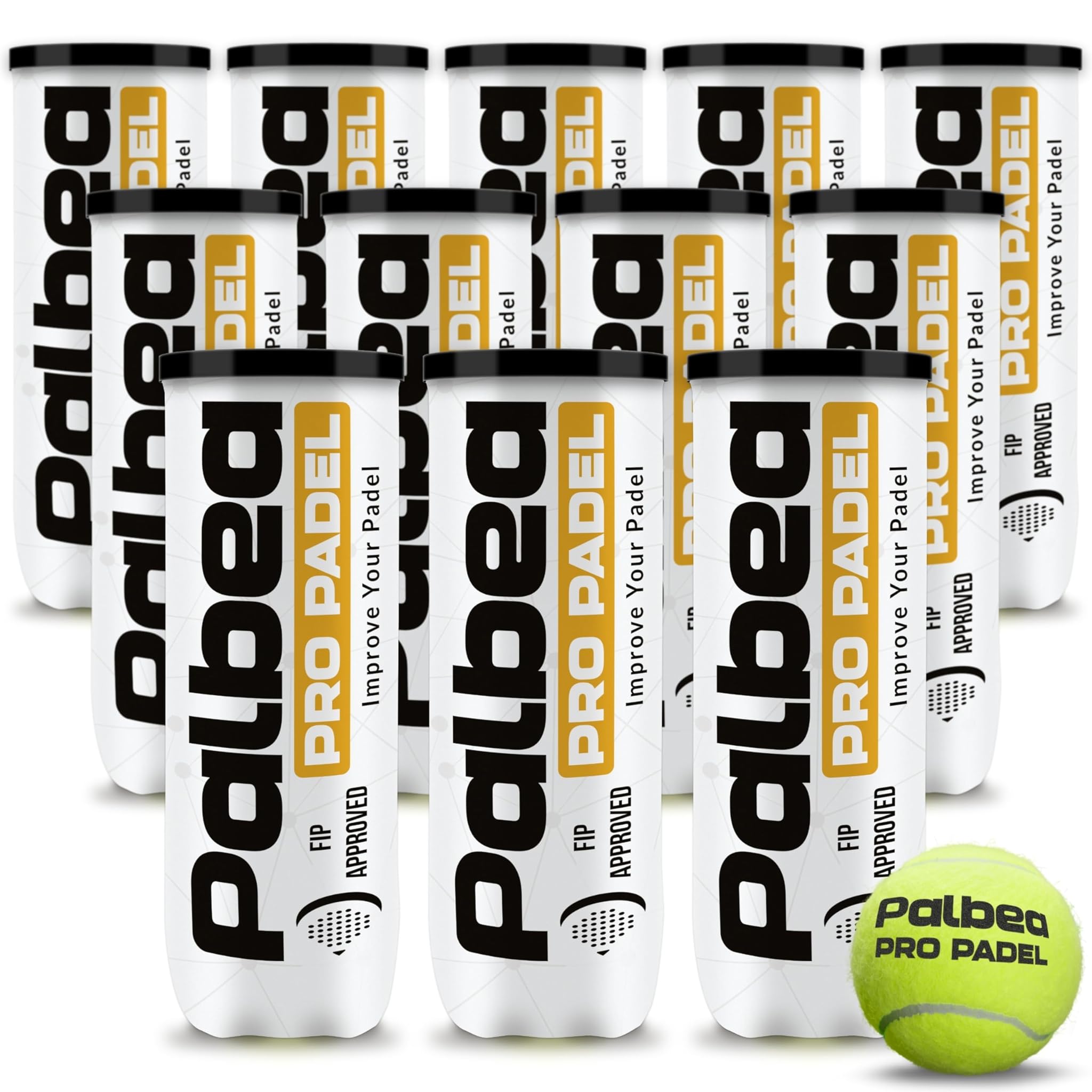 Palbea PRO PADEL - Palline Padel Approvate FIP