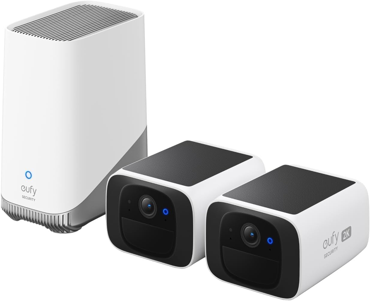 Eufy Security S220 SoloCam 2-Pack - Telecamera Wi-Fi Esterno 2K