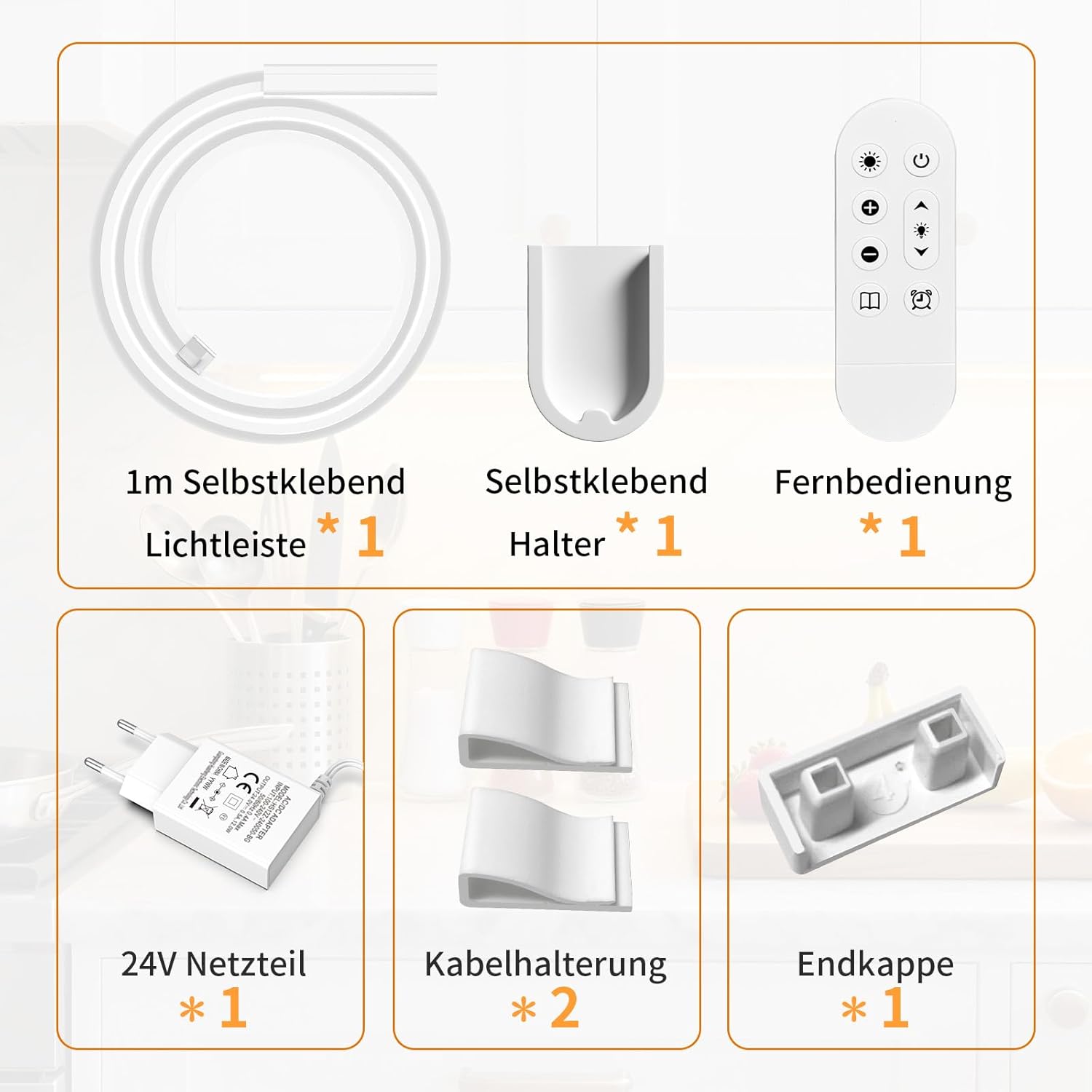 Lampada da Incasso a LED 1m Dimmerabile con Telecomando - immagine 8