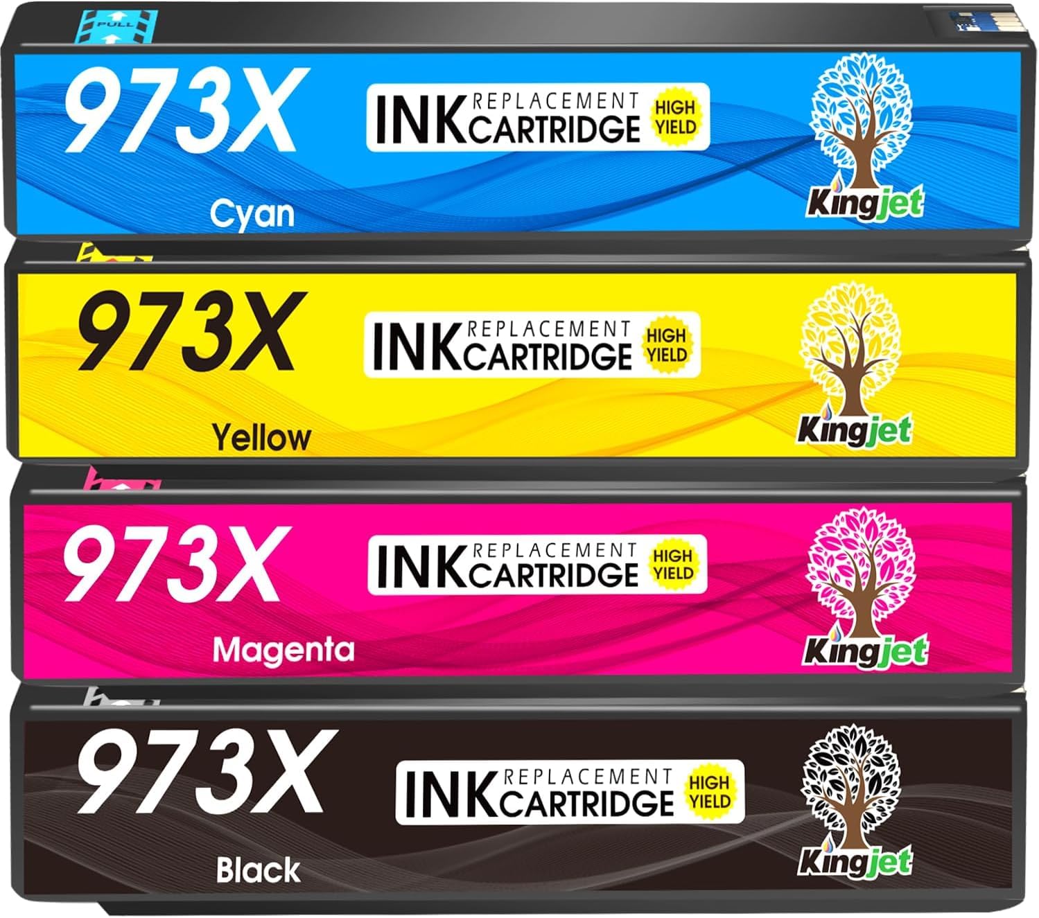 Kingjet 973X Cartucce d'Inchiostro per HP Pagewide Pro