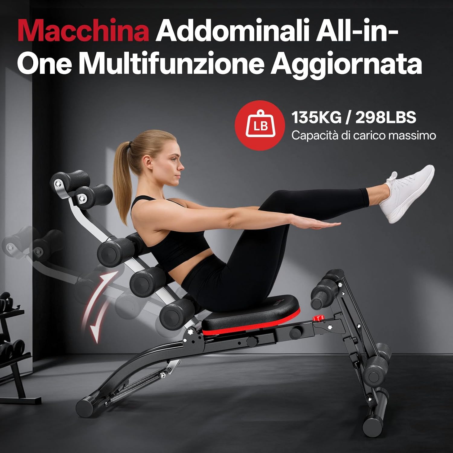 Pasyou Macchina Addominali con Fascette Resistive - immagine 6