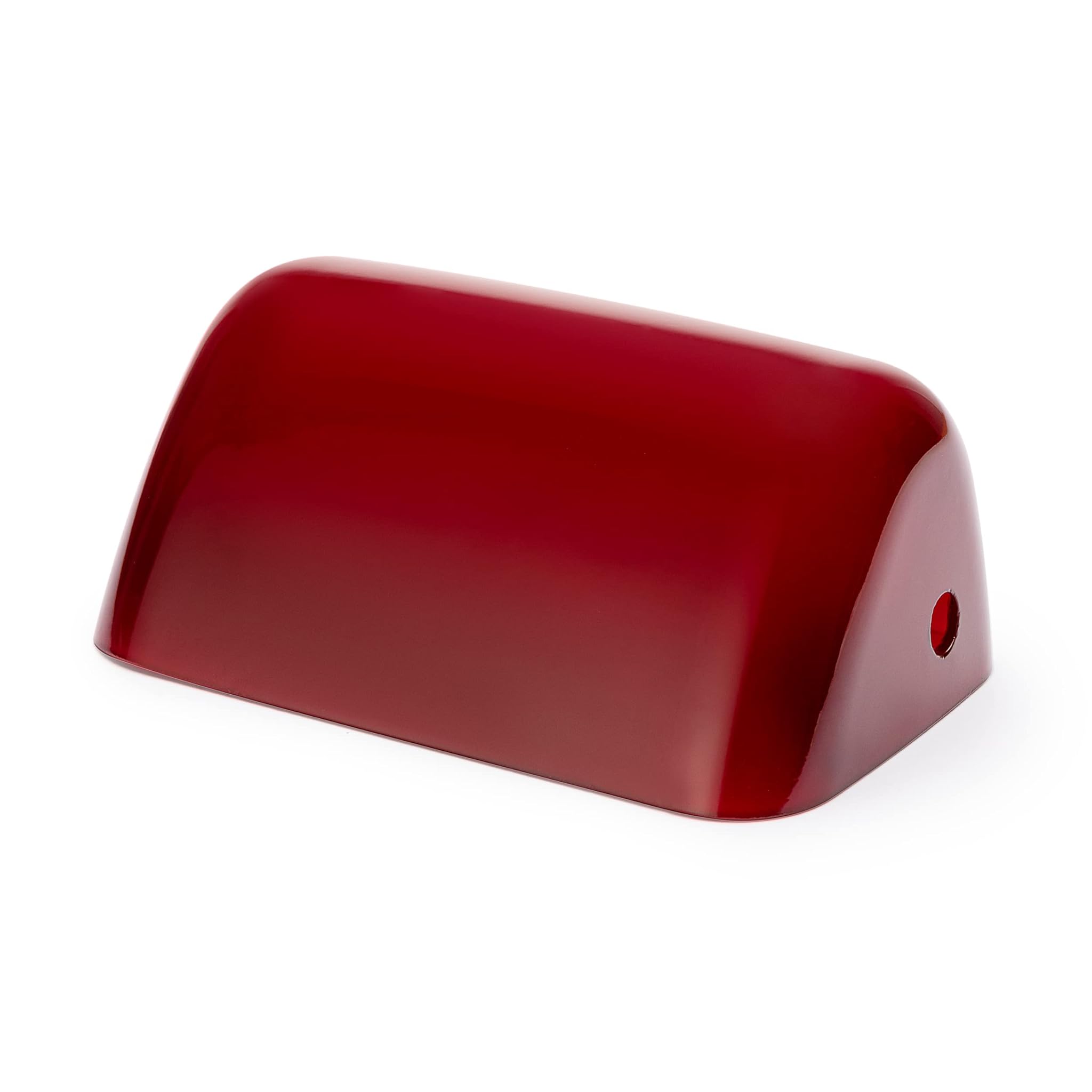 NKlaus coperchio di vetro di ricambio per lampade Banker rosso 18x7x11cm autentico paralume di vetro di ricambio 11691