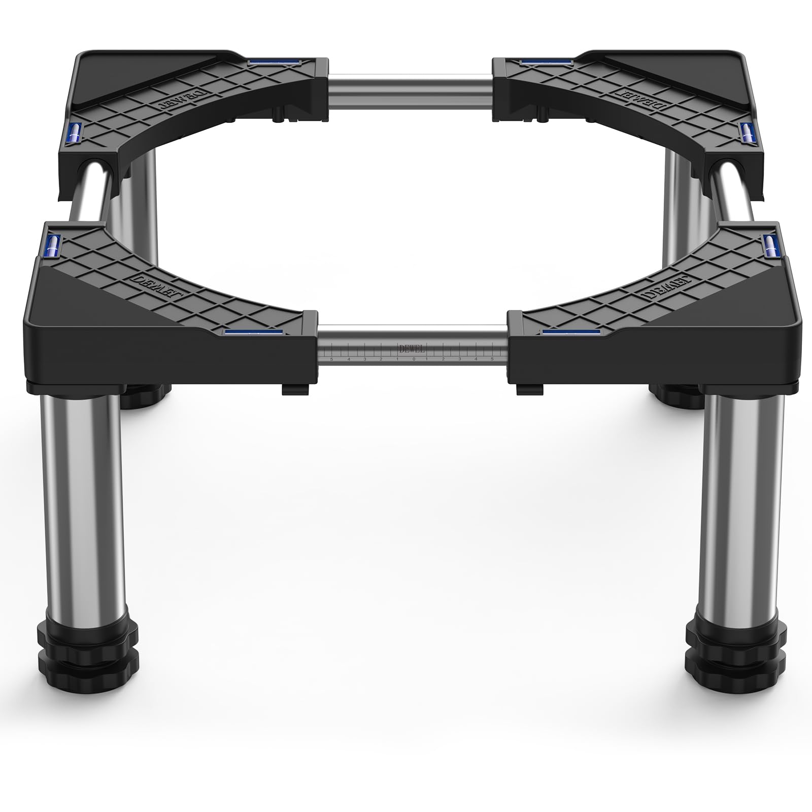 DEWEL Telaio Base Regolabile per Frigorifero, Nero