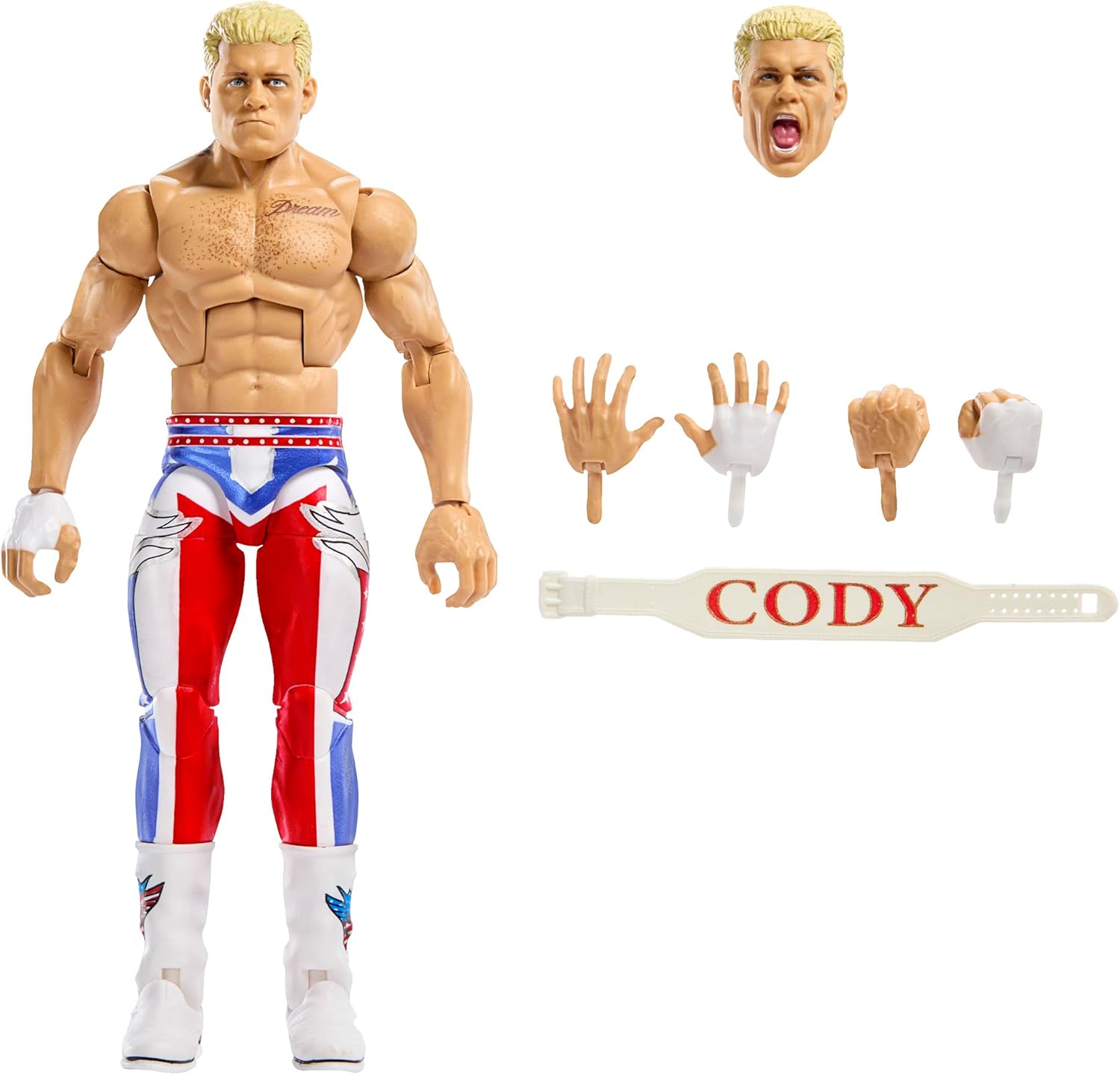 WWE Cody Rhodes (RWB) Scelte migliori d'élite 2025 (Wave 4) - immagine 2