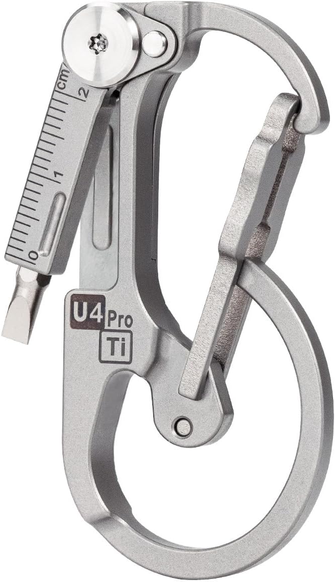 Rovyvon U4 Pro - Portachiavi Multiuso in Titanio