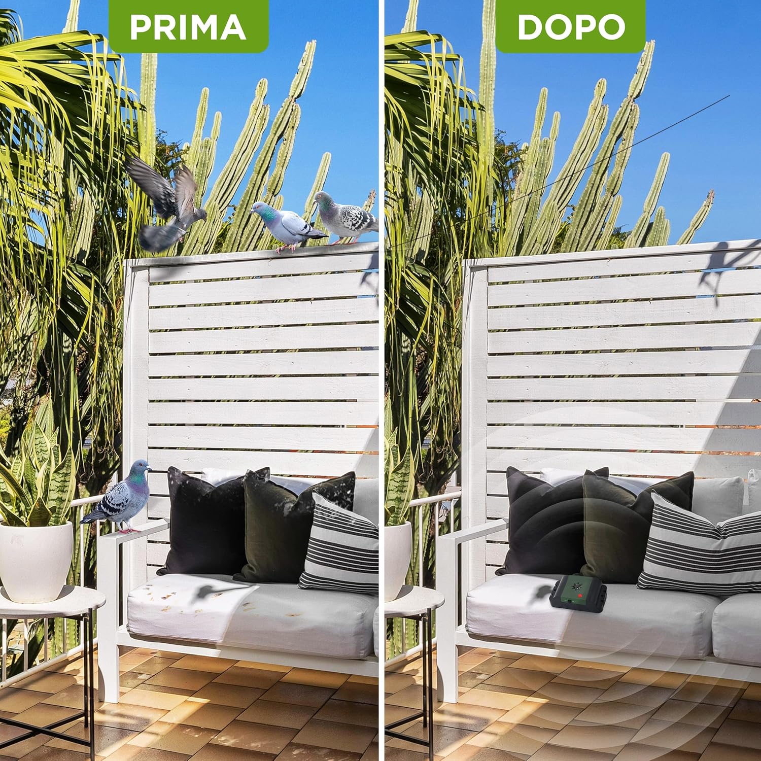 Isotronic Deterrente per Uccelli a Ultrasuoni (2 Pezzi) - immagine 6