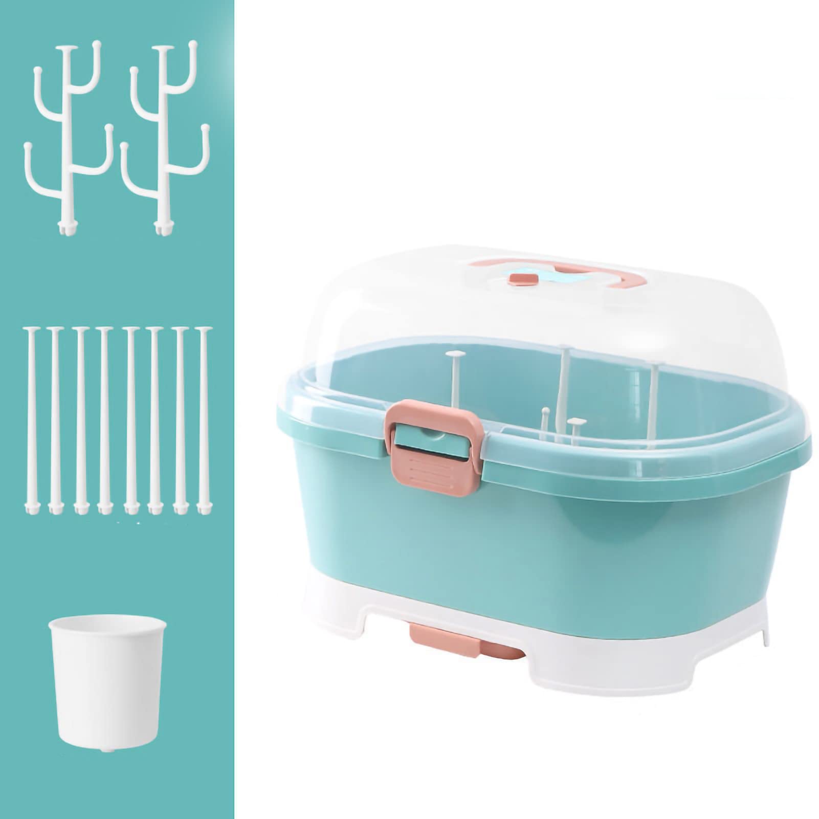 Organizer per Biberon Grande con Coperchio