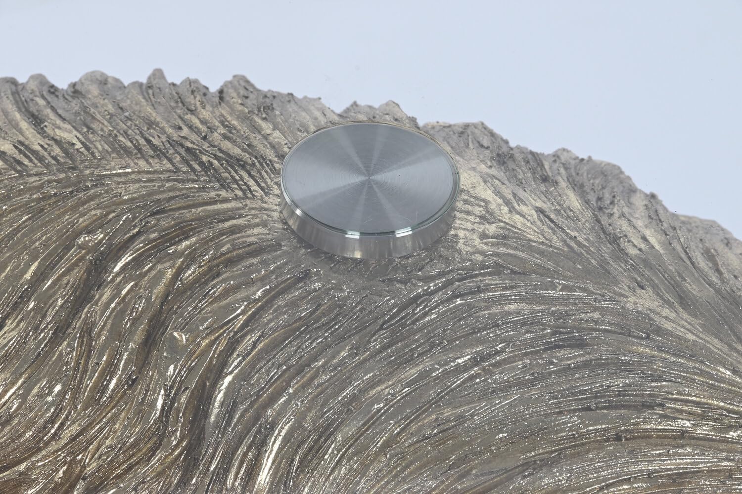 AlexandreHouse Tavolino ausiliario in resina vetro 60 x 60 x 62 - immagine 3