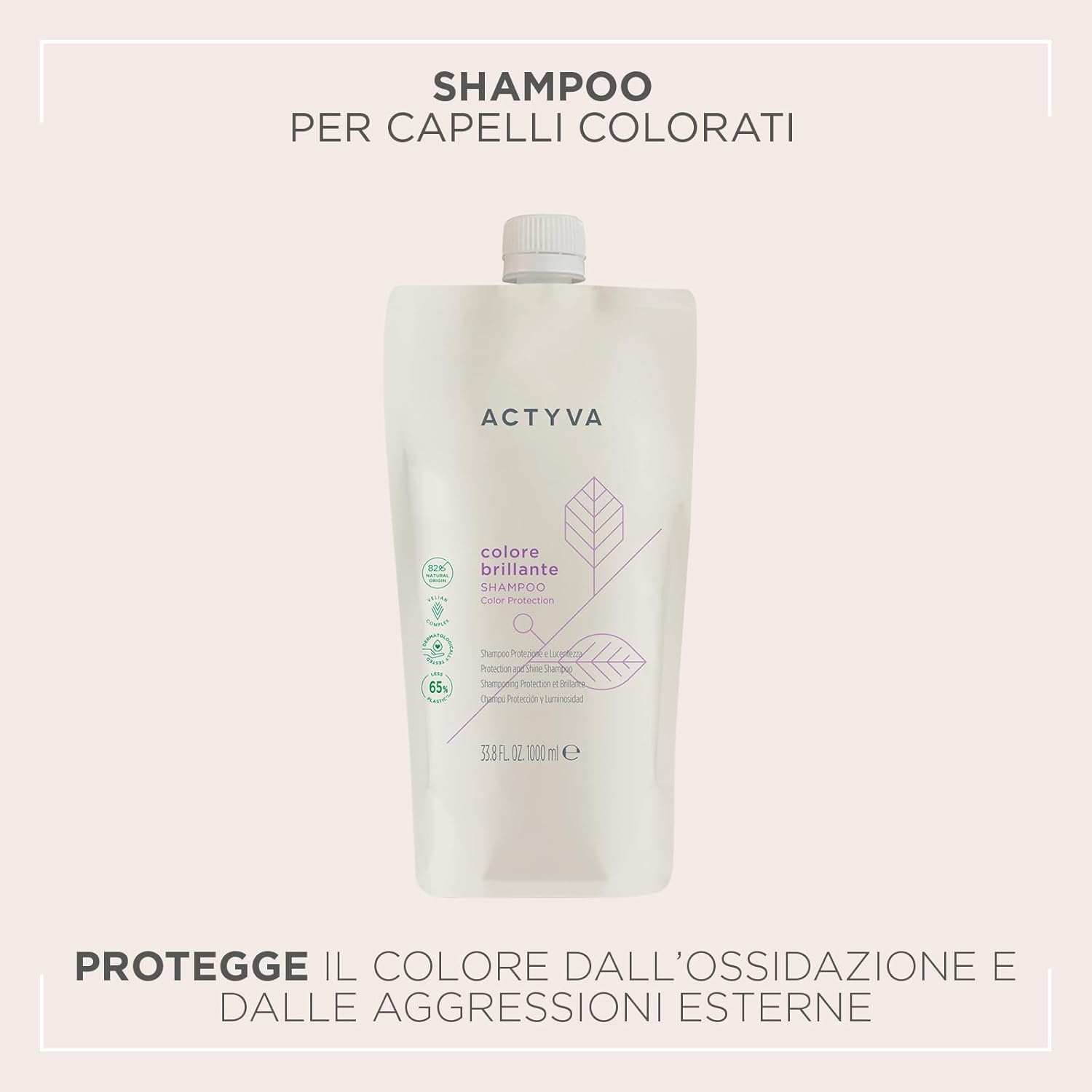 Actyva Colore Brillante Shampoo 1000ml - immagine 3