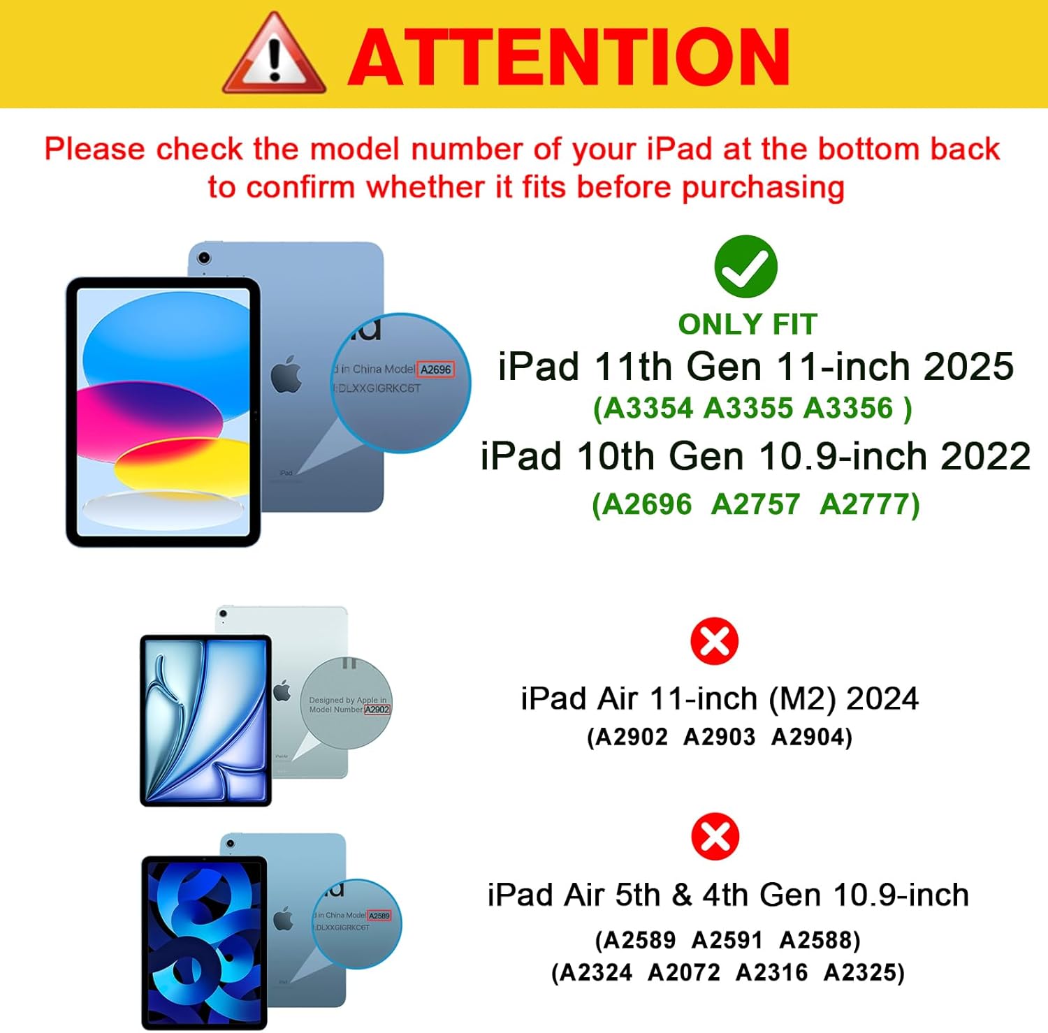 Procase Pellicola Vetro Temperato iPad 10/11 Gen 10.9/11" - immagine 2