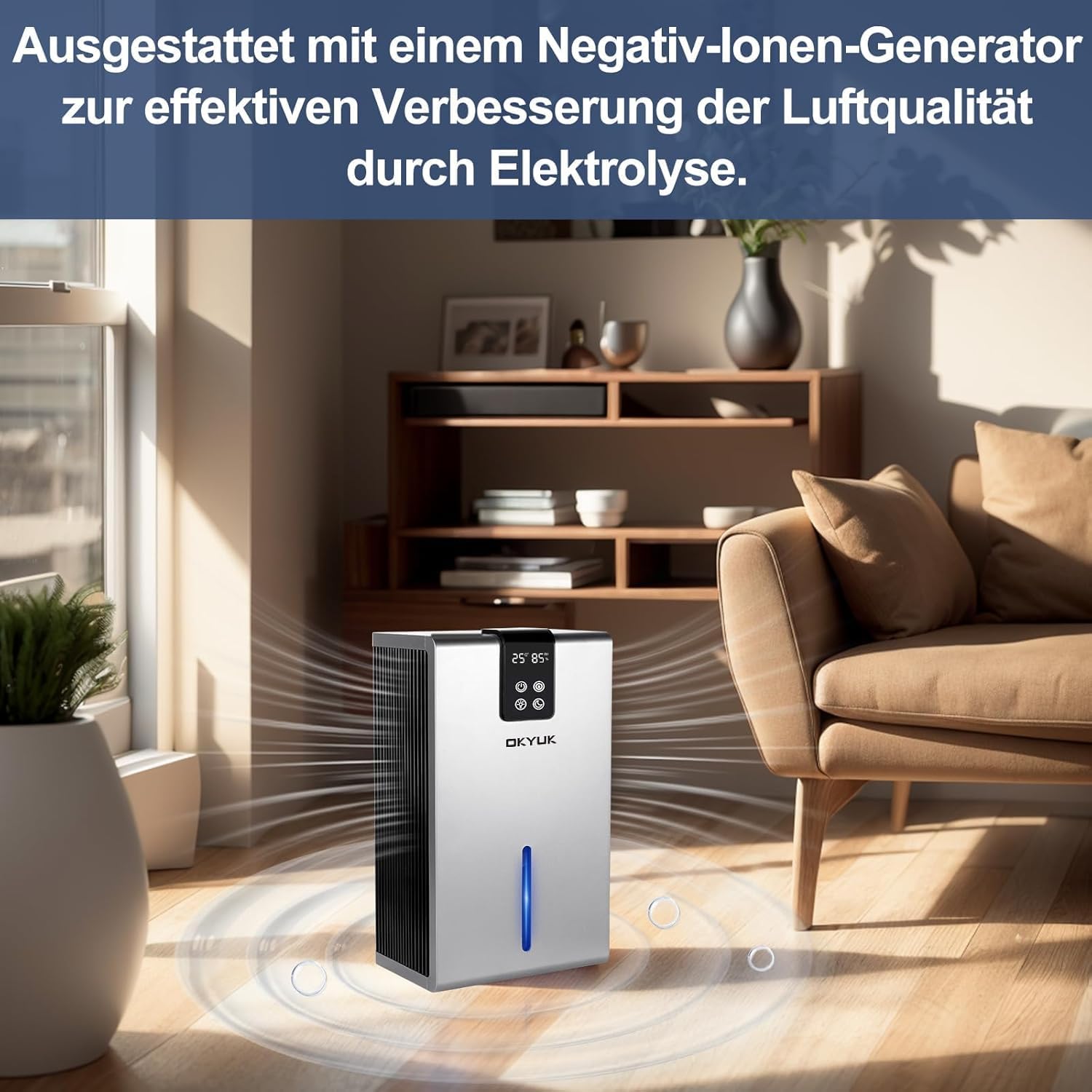 Deumidificatore Elettrico 2800 ml con Spegnimento Automatico - immagine 3