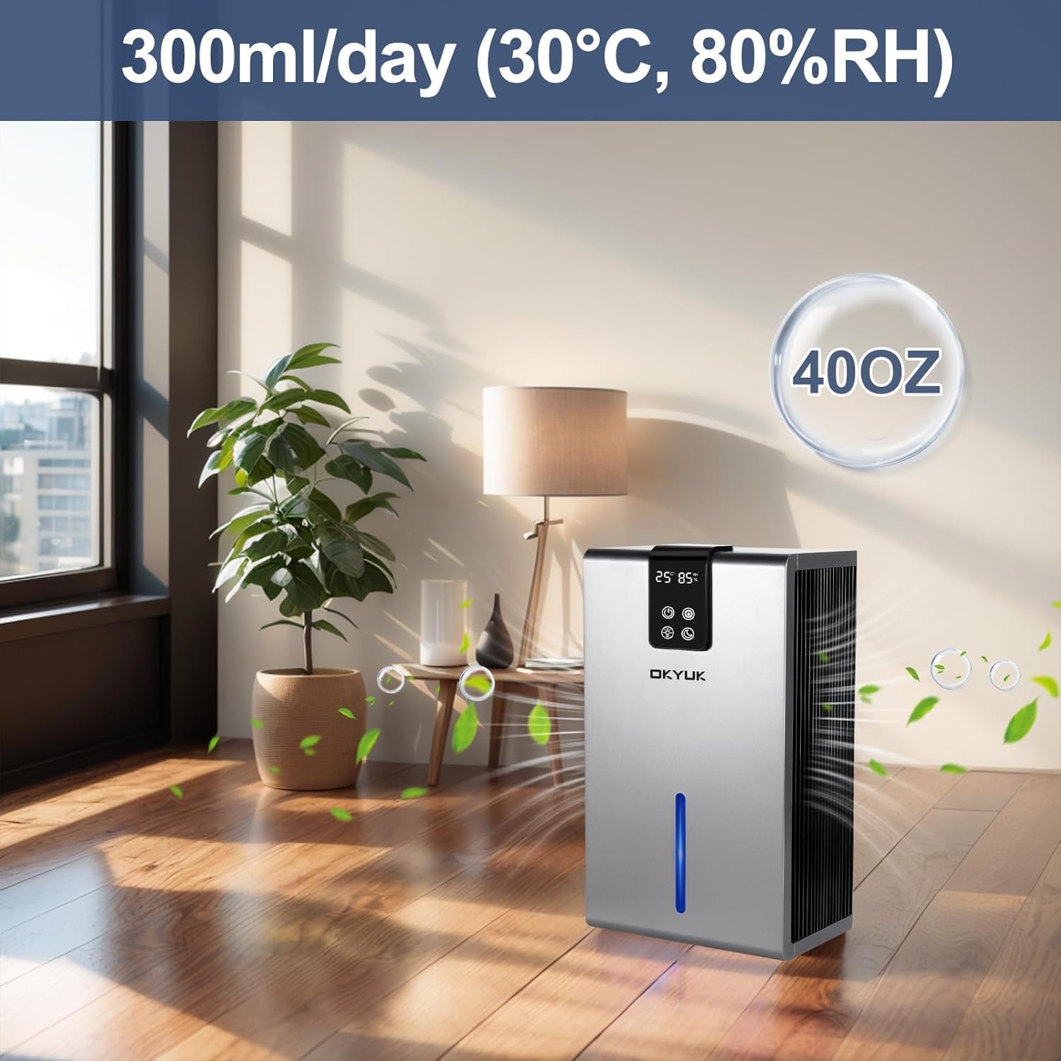 Deumidificatore Elettrico 2800 ml con Spegnimento Automatico - immagine 8